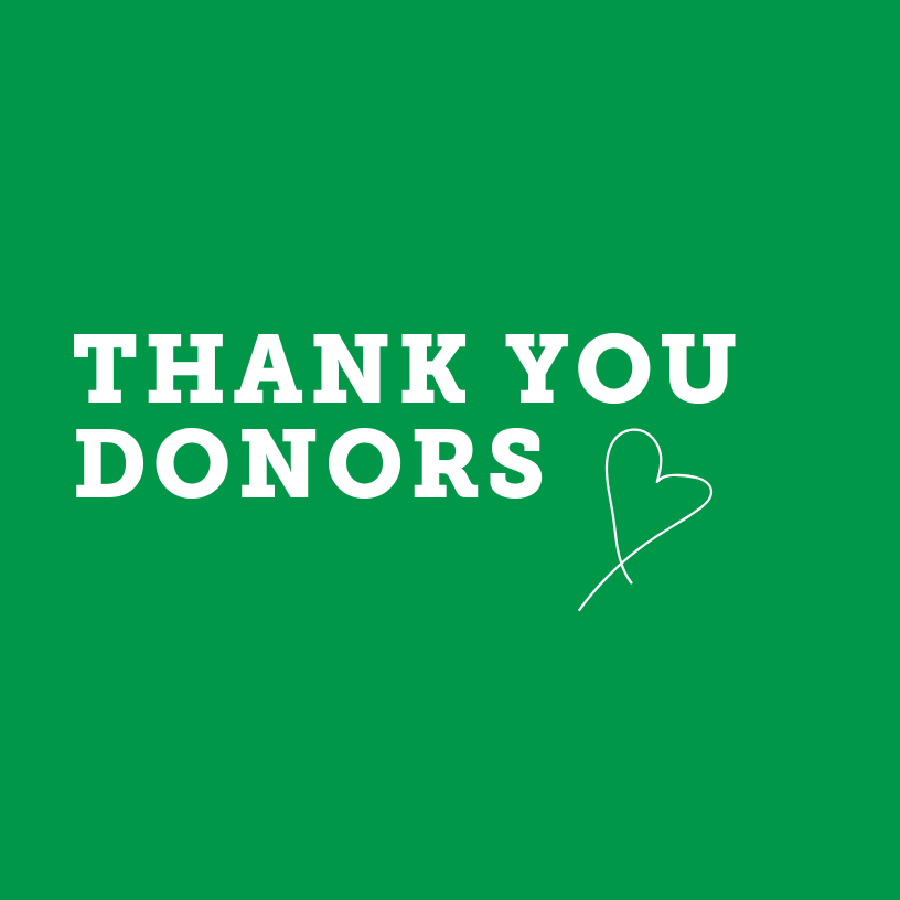 Thank You, Auction Donors