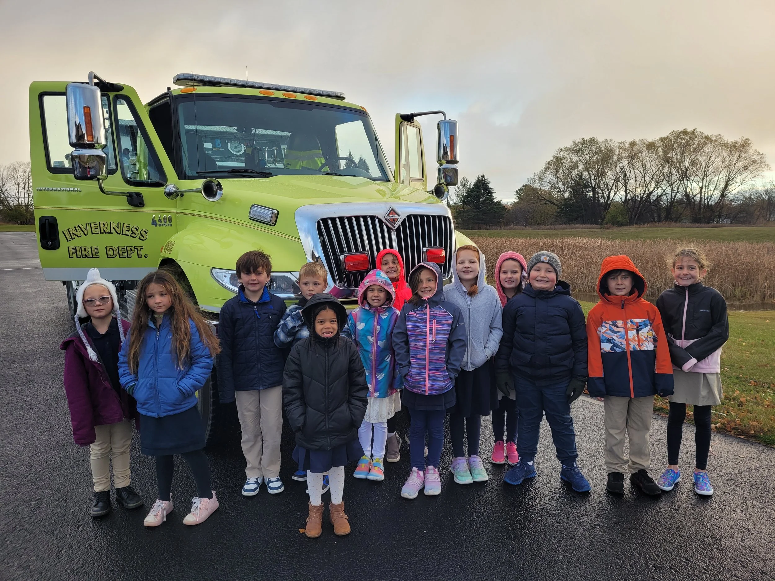 Students in Front of Cheboygan Fire Department Truck.jpg