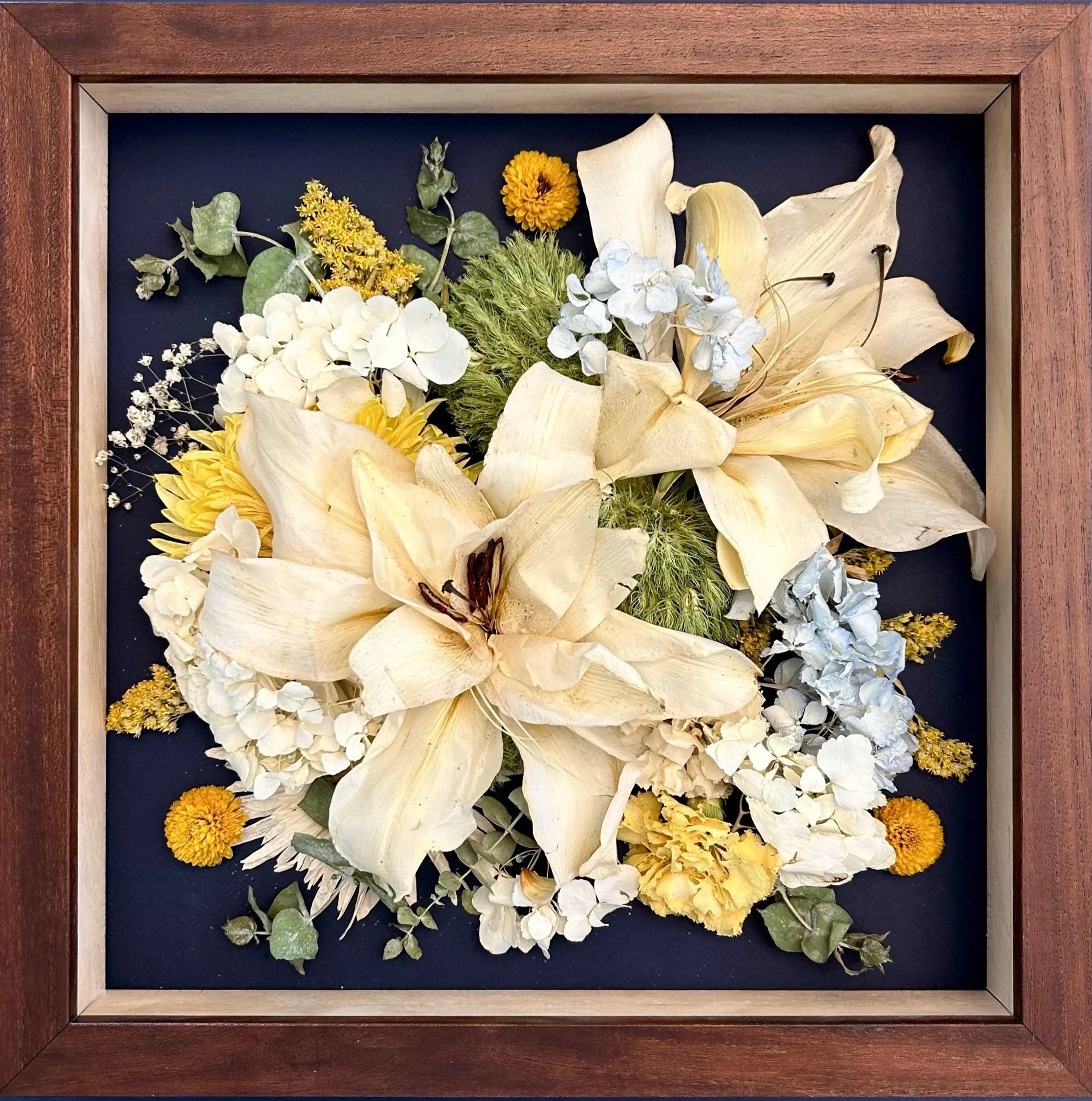 13x13" WALNUT BROWN SHADOWBOX