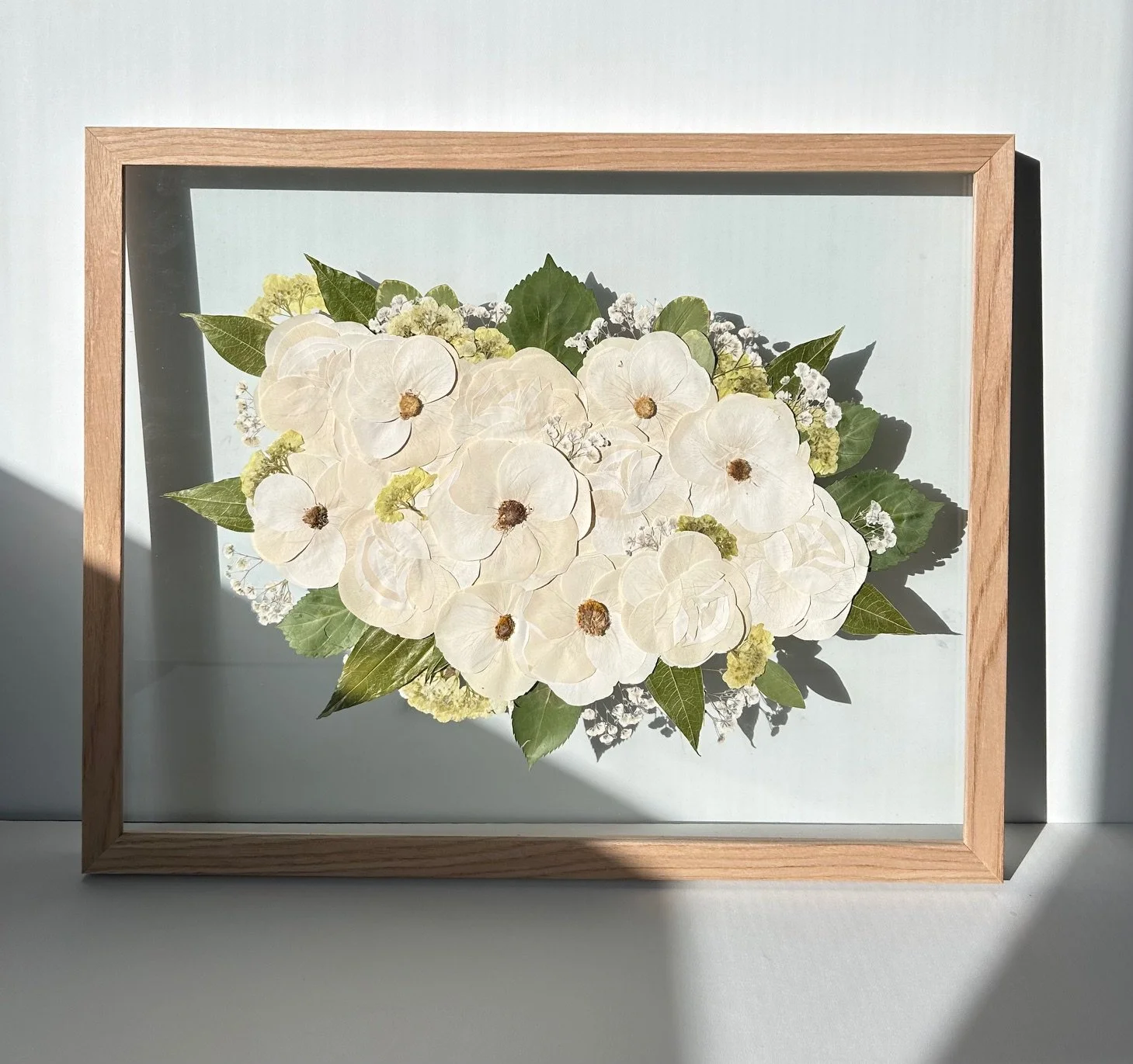 16X20" NATURAL WOOD, double glass