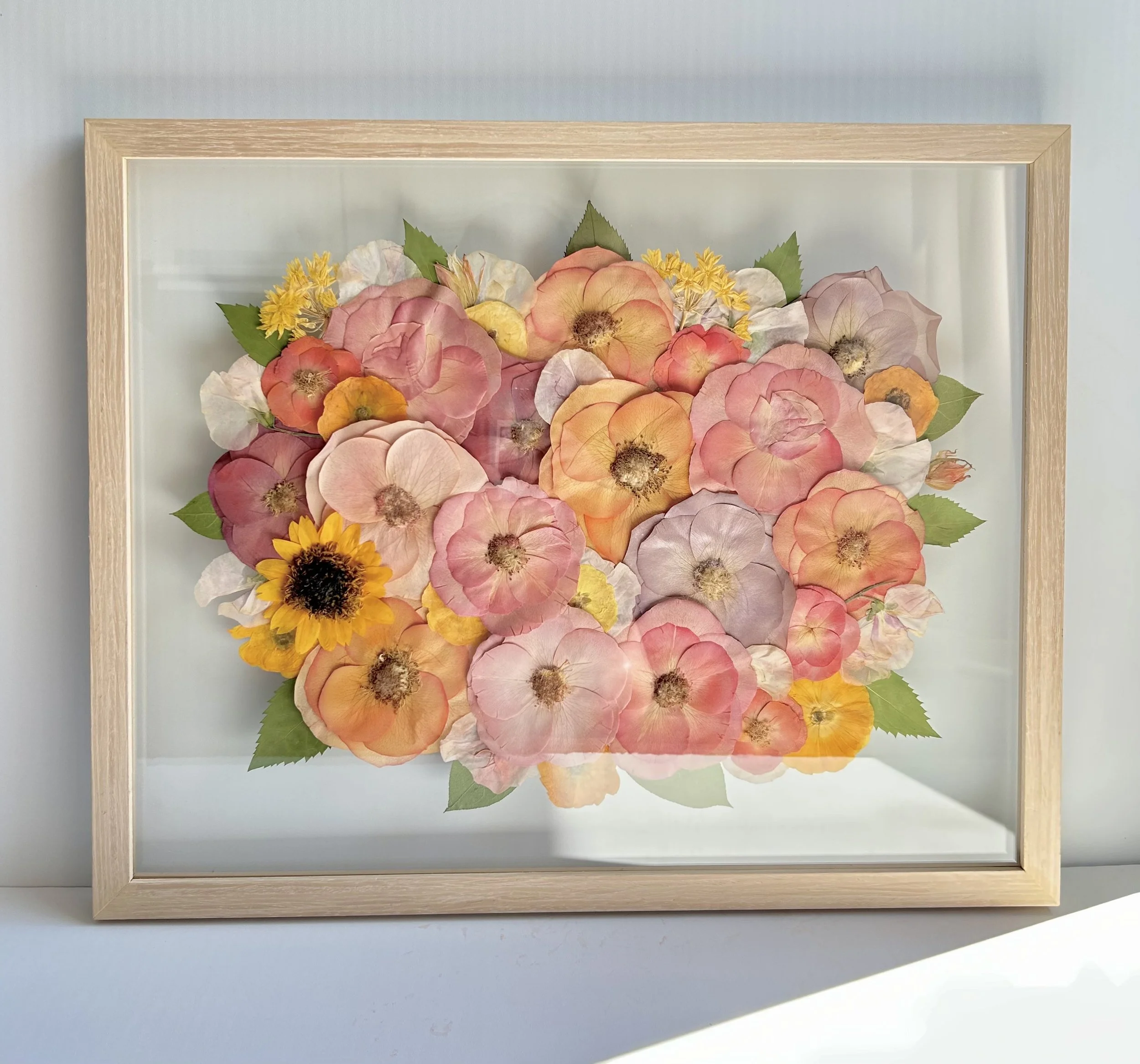 16X20" NATURAL WOOD, double glass