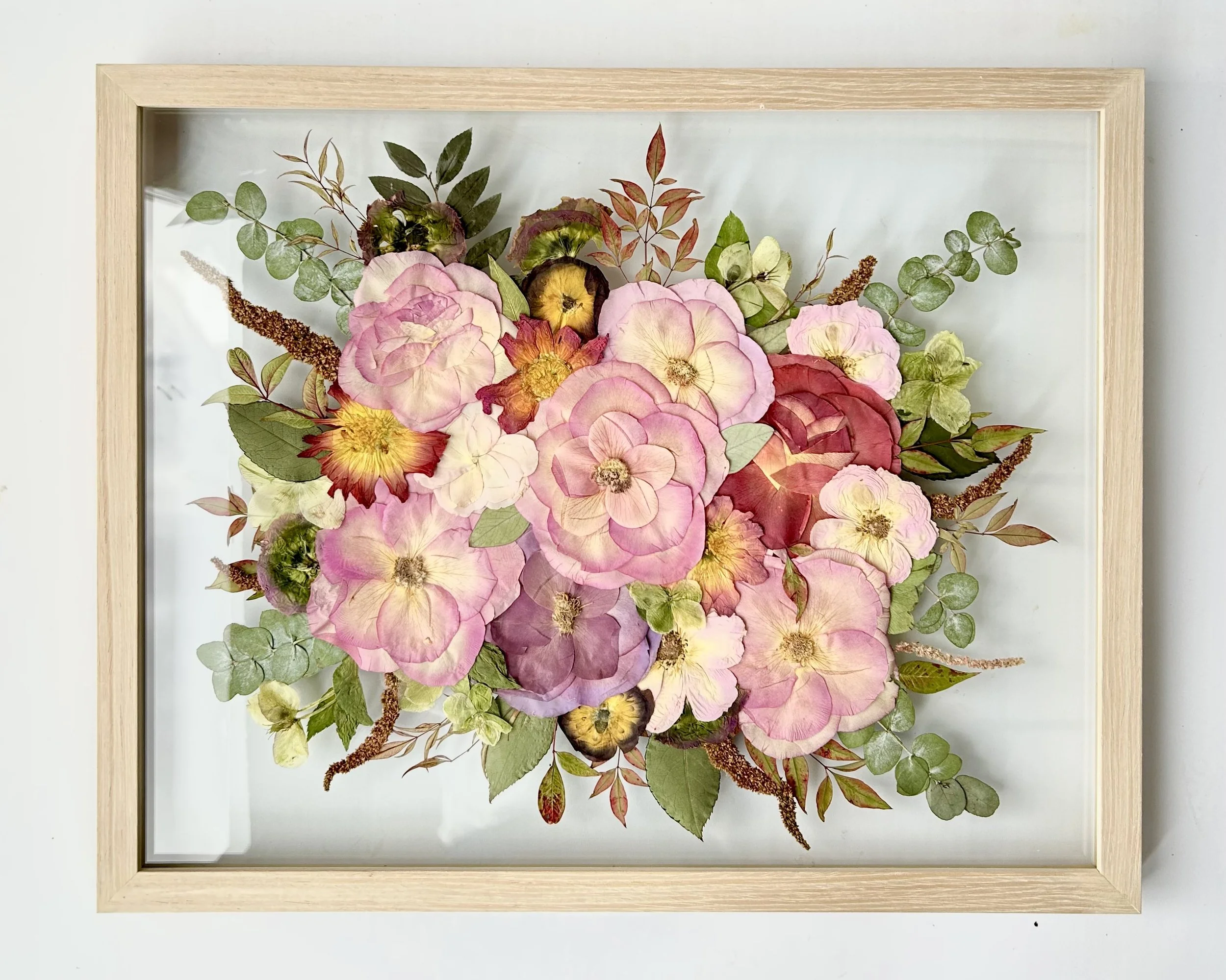 16X20" NATURAL WOOD, double glass