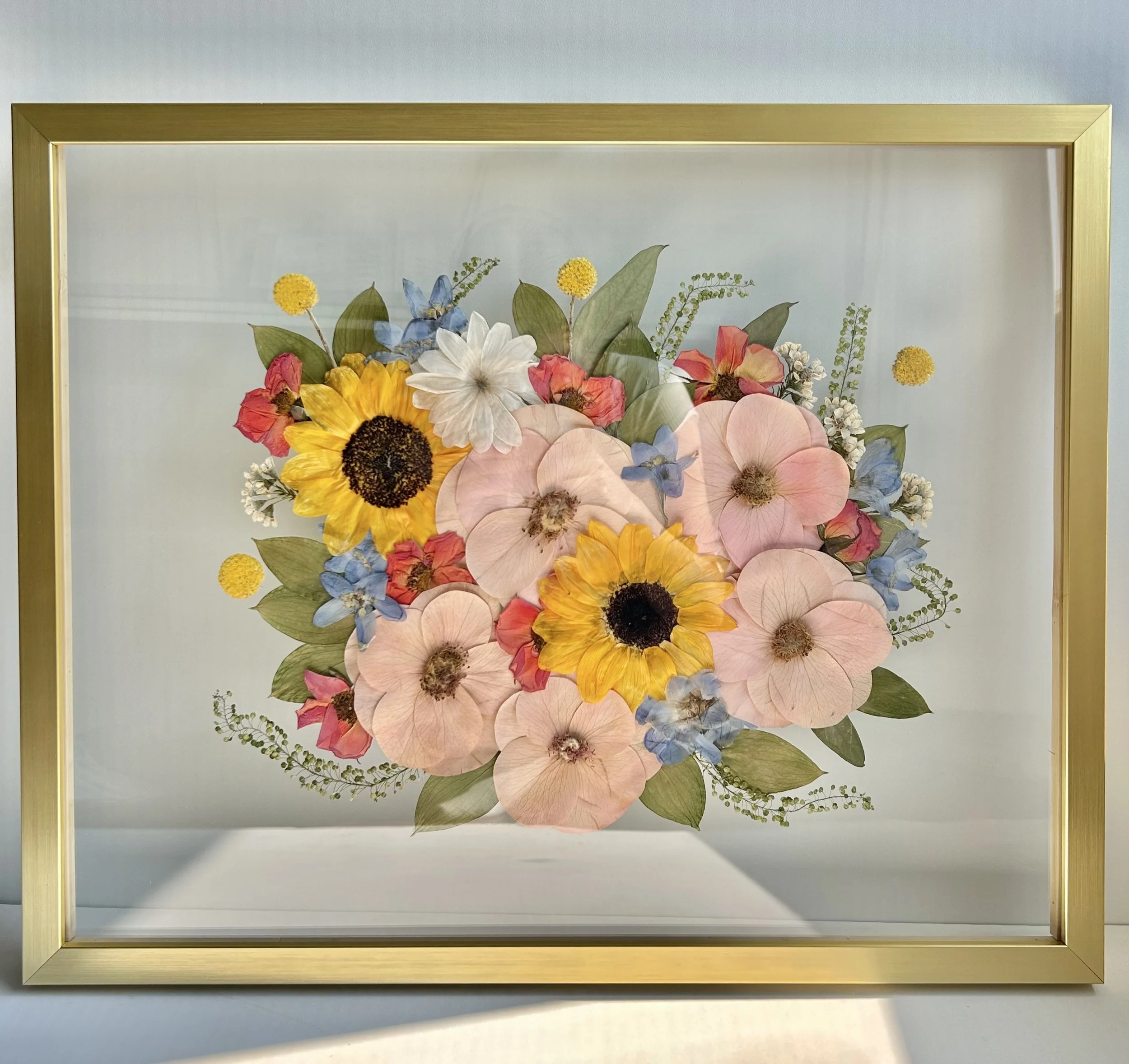16X20" GOLD, double glass