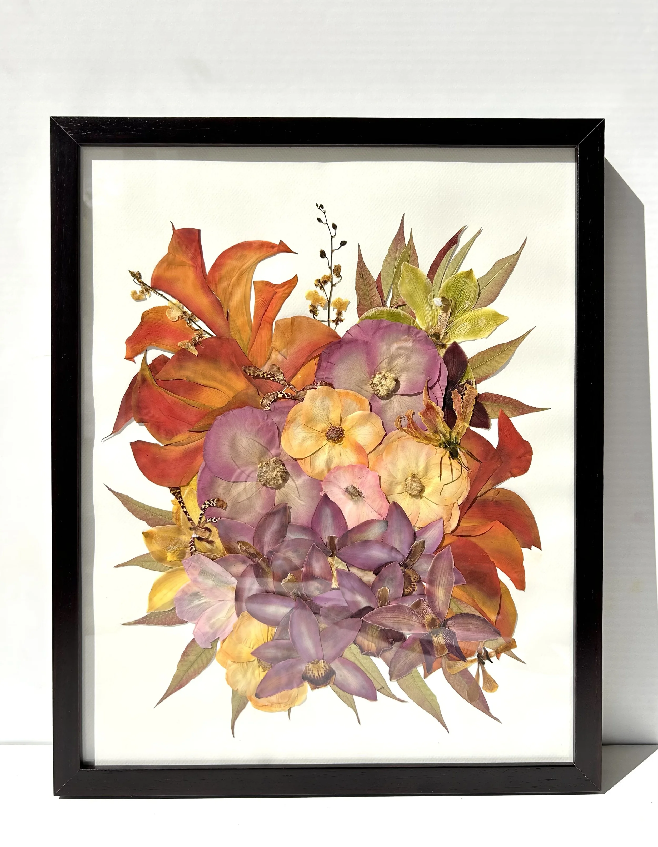 16X20" EXPRESSO BROWN, linen paperbacking