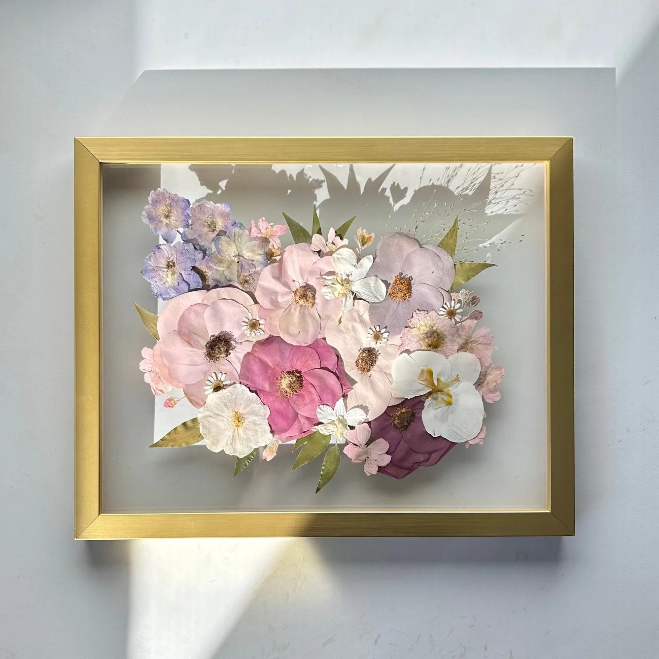 11X14" GOLD, double glass