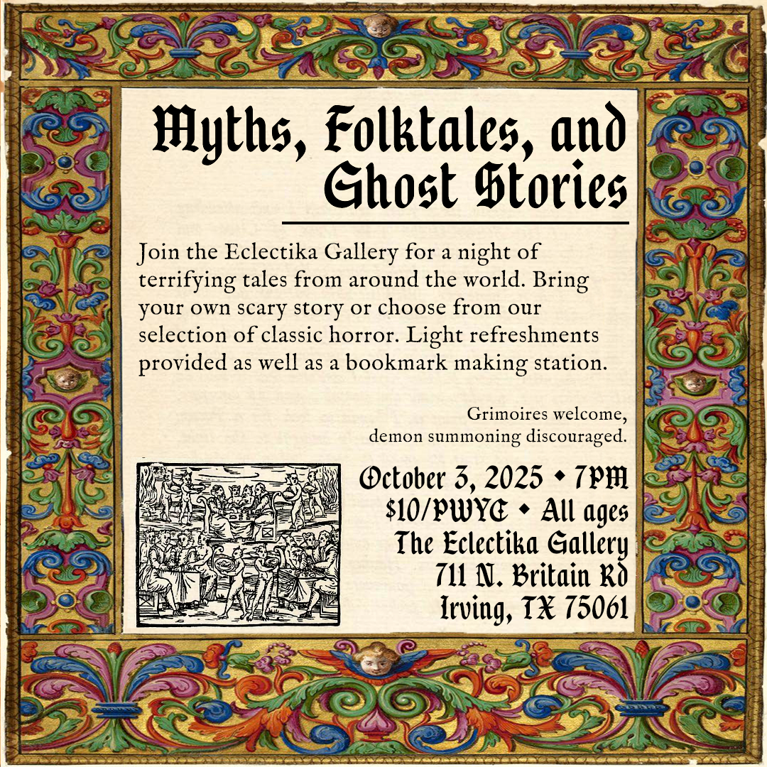 MYTHS, FOLKTALES, AND GHOST STORIES + BOOKMARK MAKING