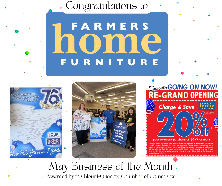 Blount-Oneonta Chamber of Commerce Business of the Month