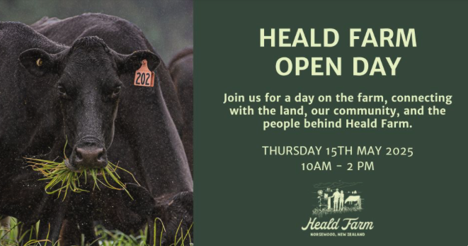 infographic of health farm with image of cow eating grass