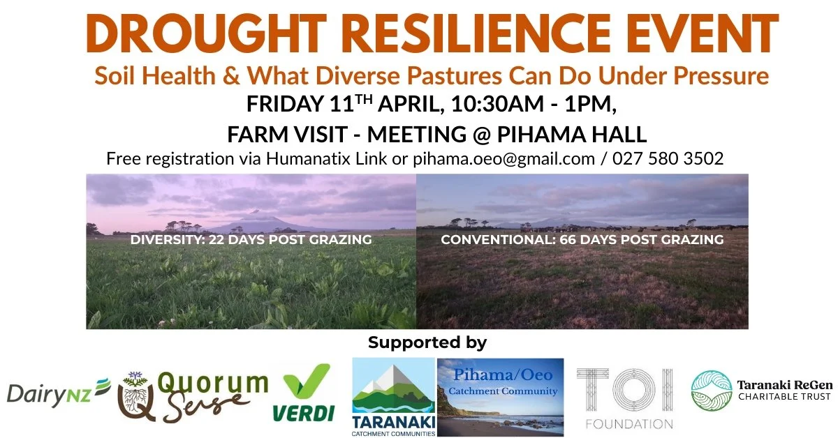 Drought Resilience Event Poster