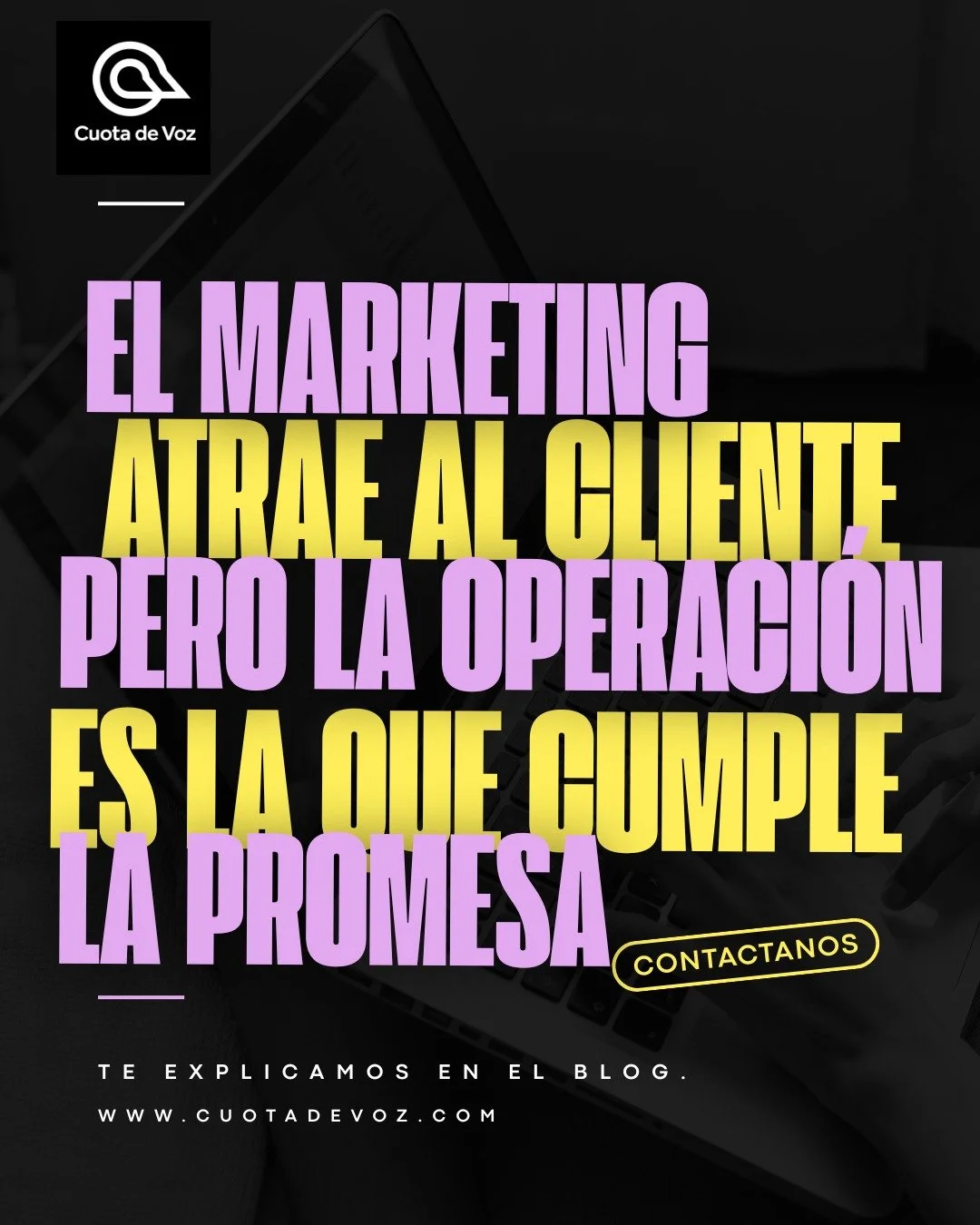 En el mundo del marketing, solemos obsesionarnos con lo que se ve: el logotipo perfecto, la campa&ntilde;a publicitaria disruptiva o el copy que genera clics. Pero hay una verdad inc&oacute;moda que muchas empresas olvidan: el marketing atrae al clie