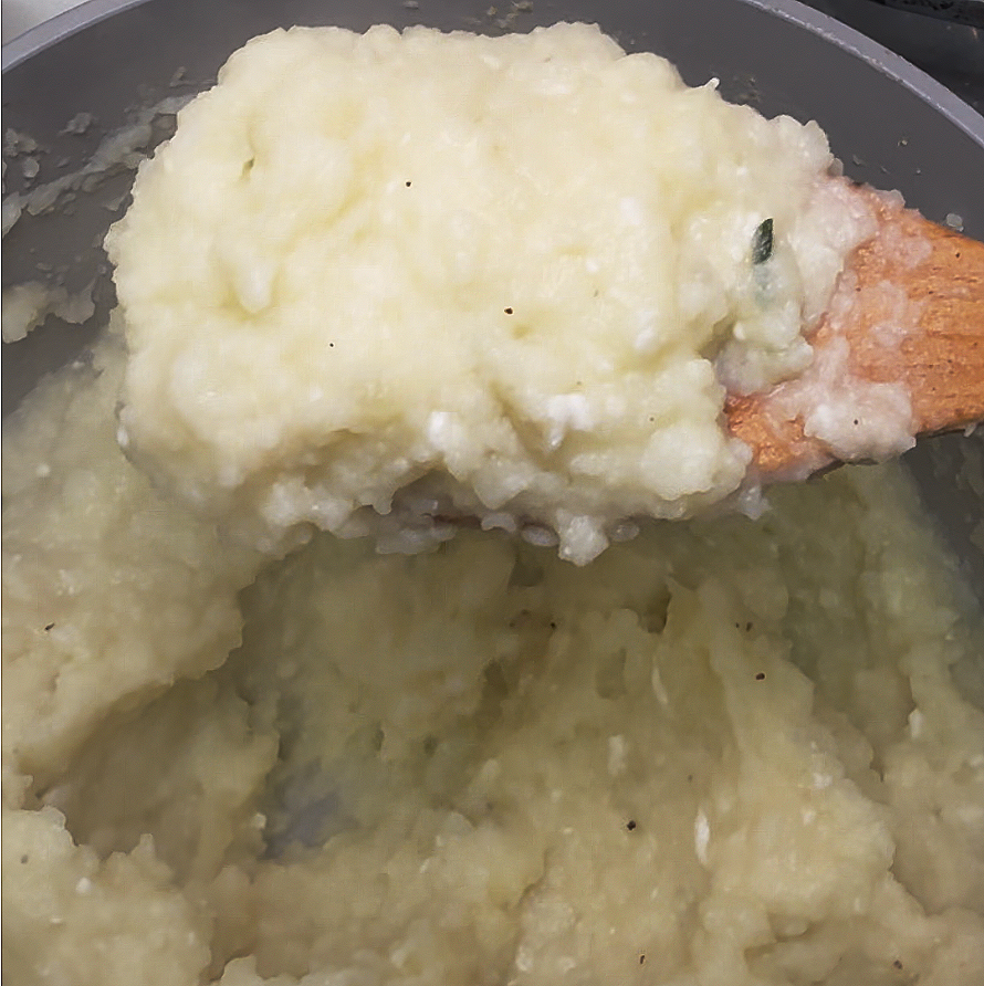 Lightened Up Mashed Potatoes