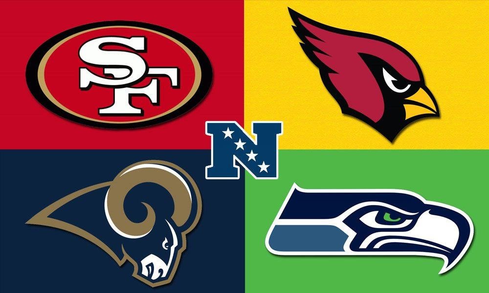 off season grades for the afc west and nfc west