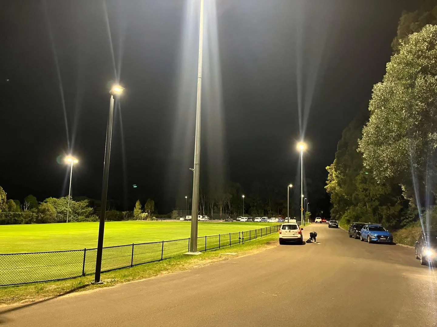 Sports field and car park lighting for council