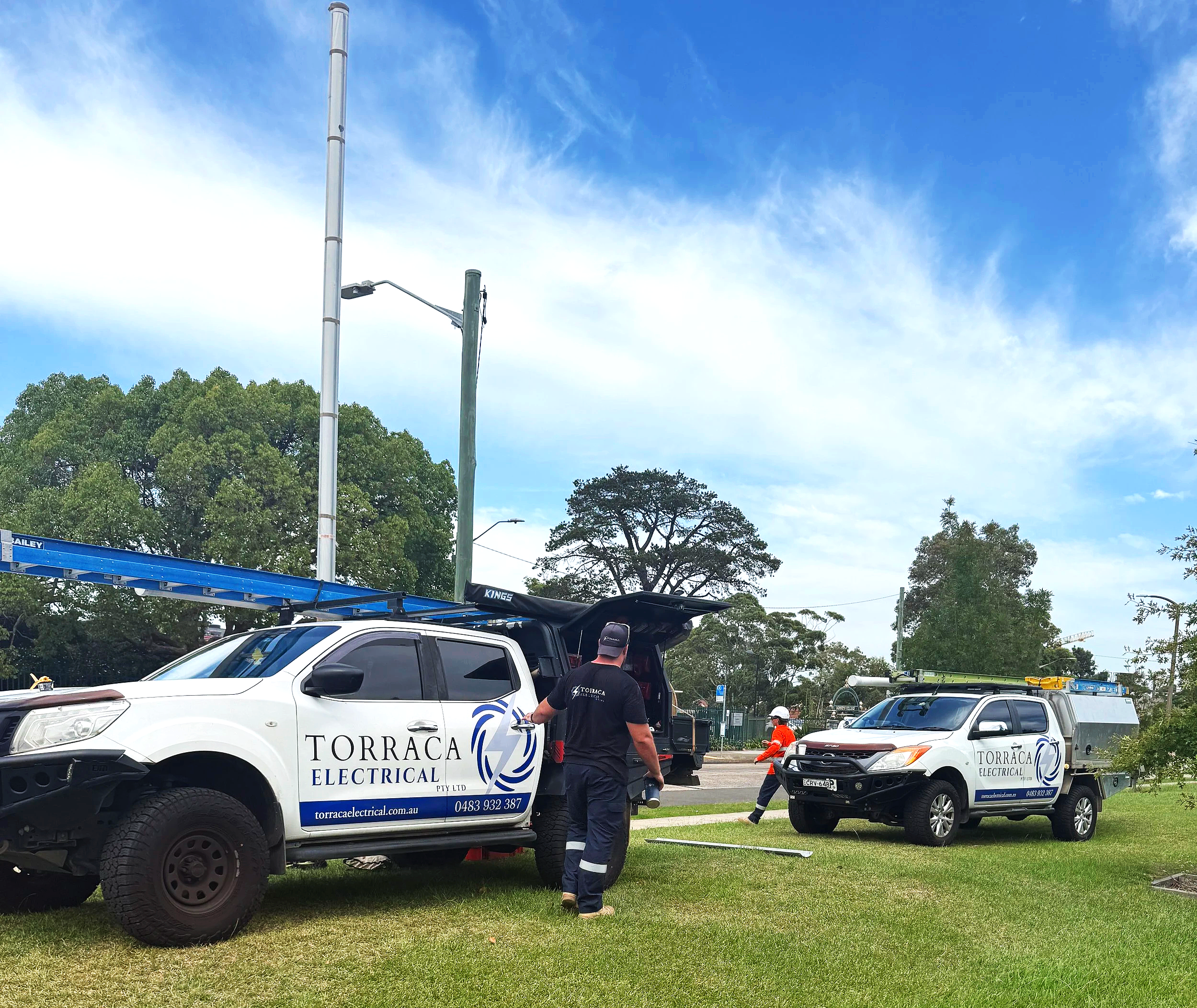 torraca electrical team on site - electricians Mount Colah