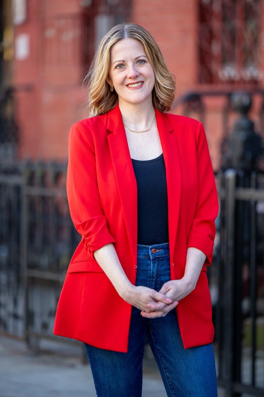 Personal branding photo of a professional woman by NYC headshot photographer Sean Broedow
