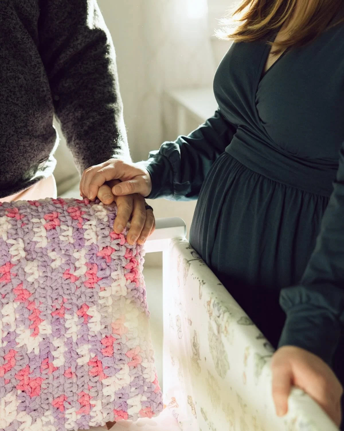 The plan was to take newborn pictures for this sweet fam this week, but as often happens, we got both maternity and newborn photos in before the new year with a little girl&rsquo;s early arrival. Pictures of the tiniest feet to come soon!
