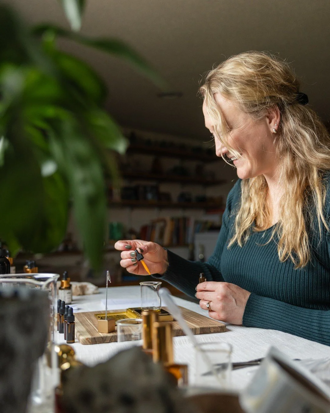 I have a great sense of awe for anyone who shifts into a second (or third) career in a creative field. Leaving something that feels like "a sure thing" or what you have an advanced degree in or, quite simply, was a reliable source of income