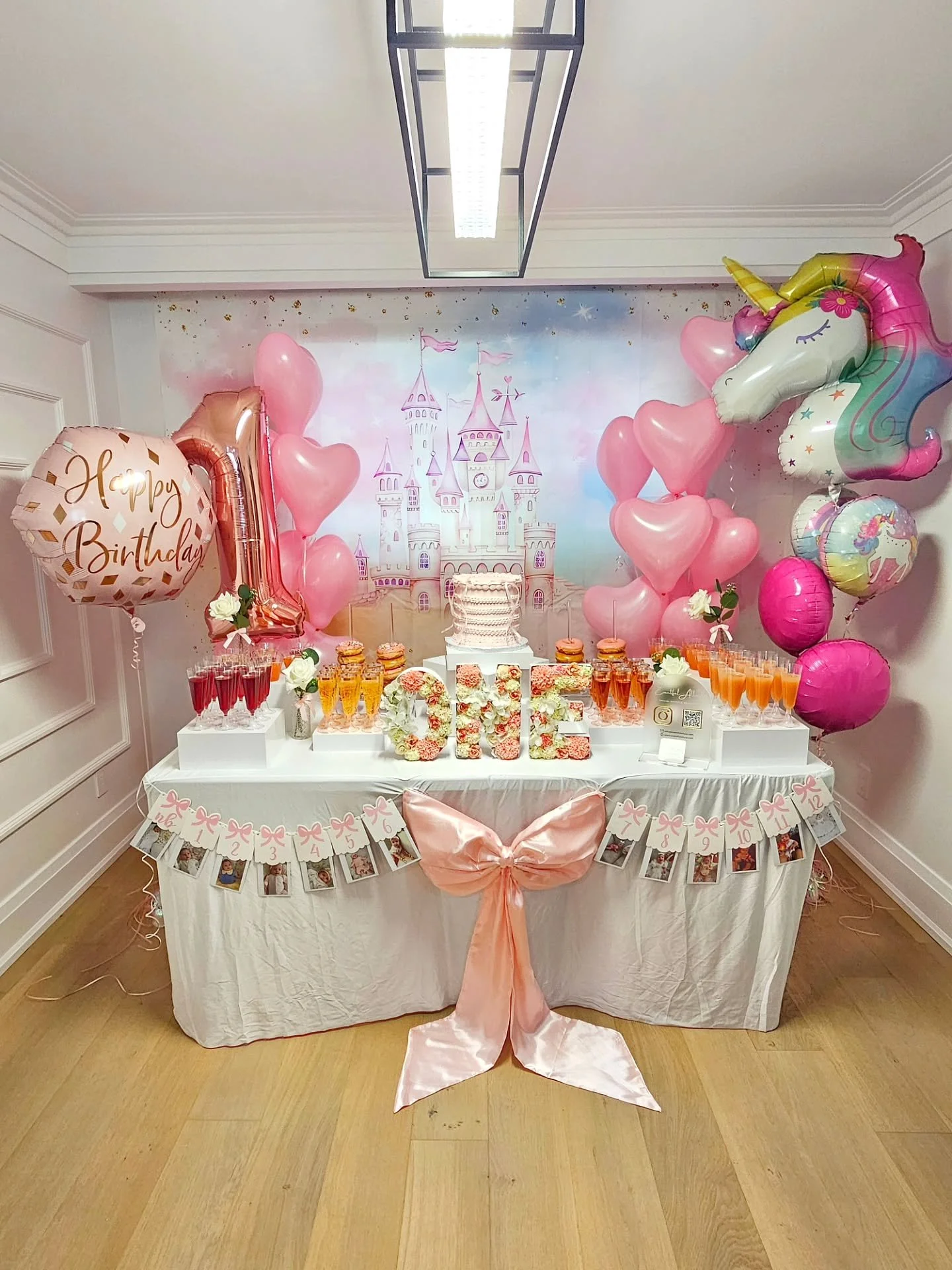 A magical birthday display for a special ONE year old 🦄

Cake by @withlovemaritsa
Donuts by @krispykremecan 

✨️Ask us about Planning &amp; Graze Styling for savory, sweet, or both your next event!

We can help design and create your dream sweet tab