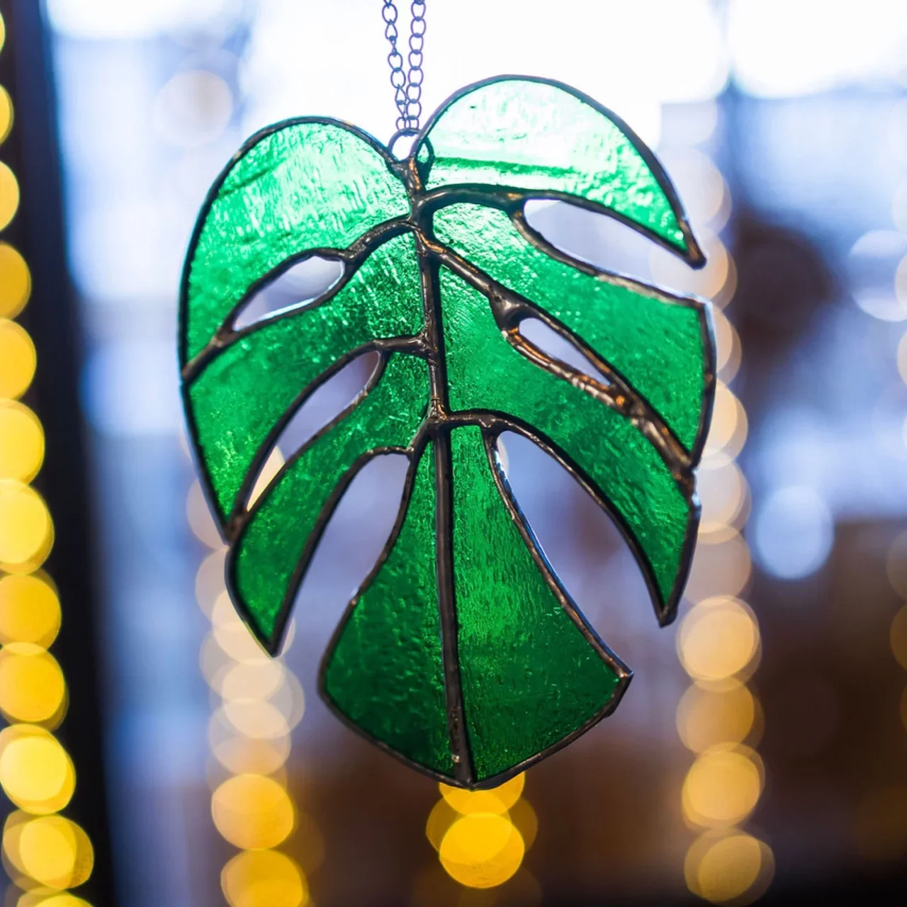 Sip &amp; Solder: Monstera Leaf Stained Glass Workshop