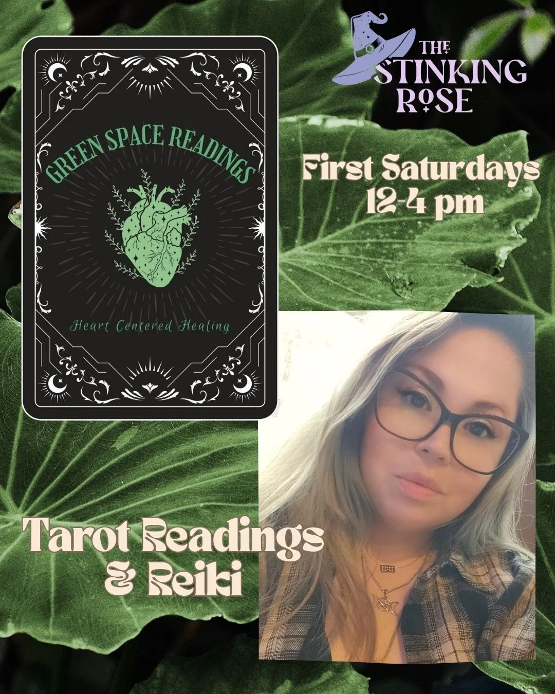 Green Space Readings &amp; Reiki with Allanah (First Saturdays)