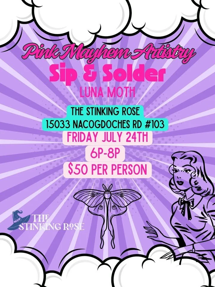 Stained Glass Workshop w/Pink Mayhem