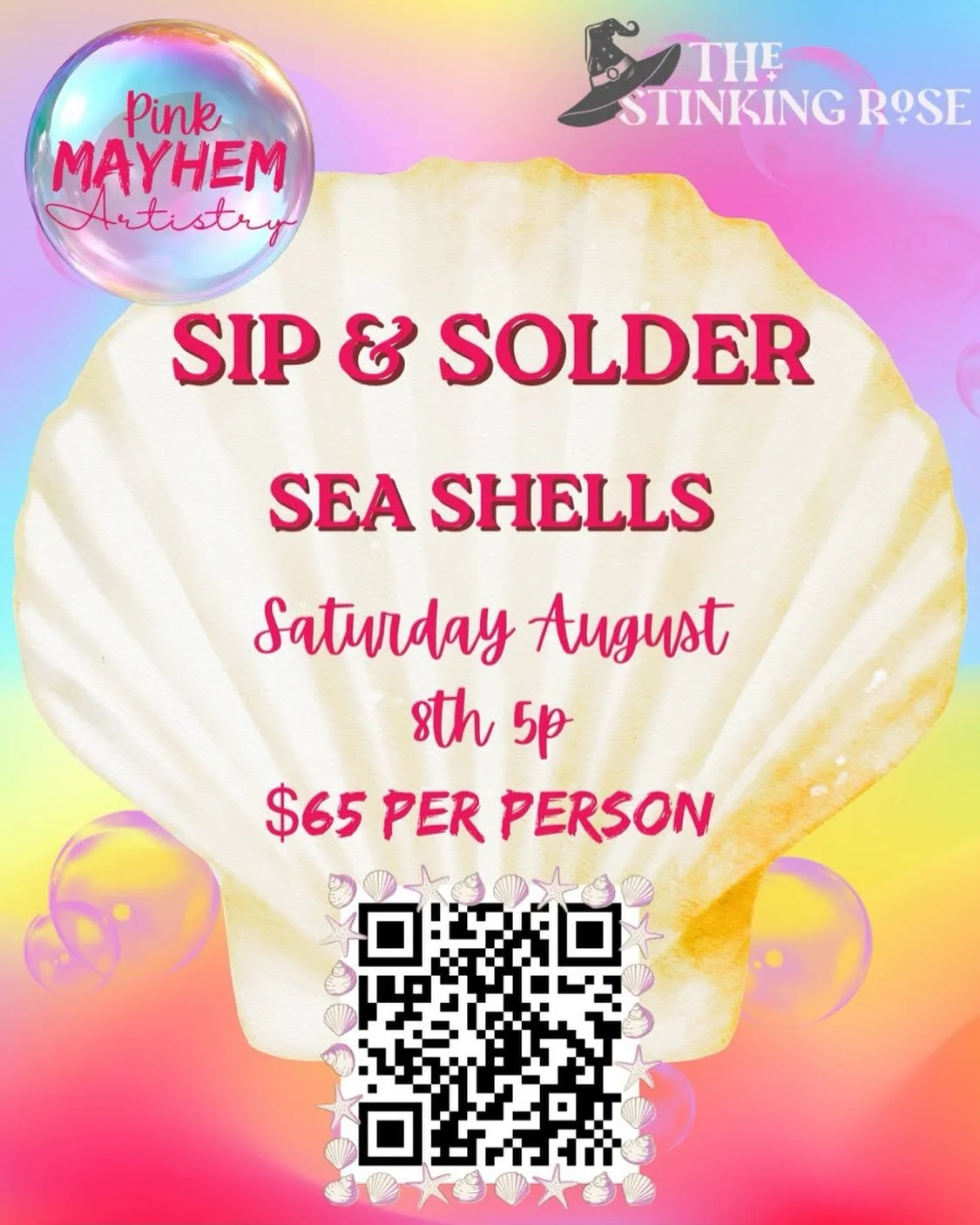 Stained Glass workshop: Shells