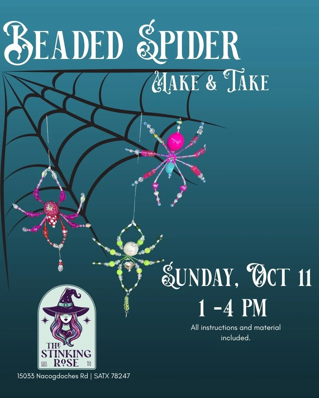 Beaded Spider Craft Workshop
