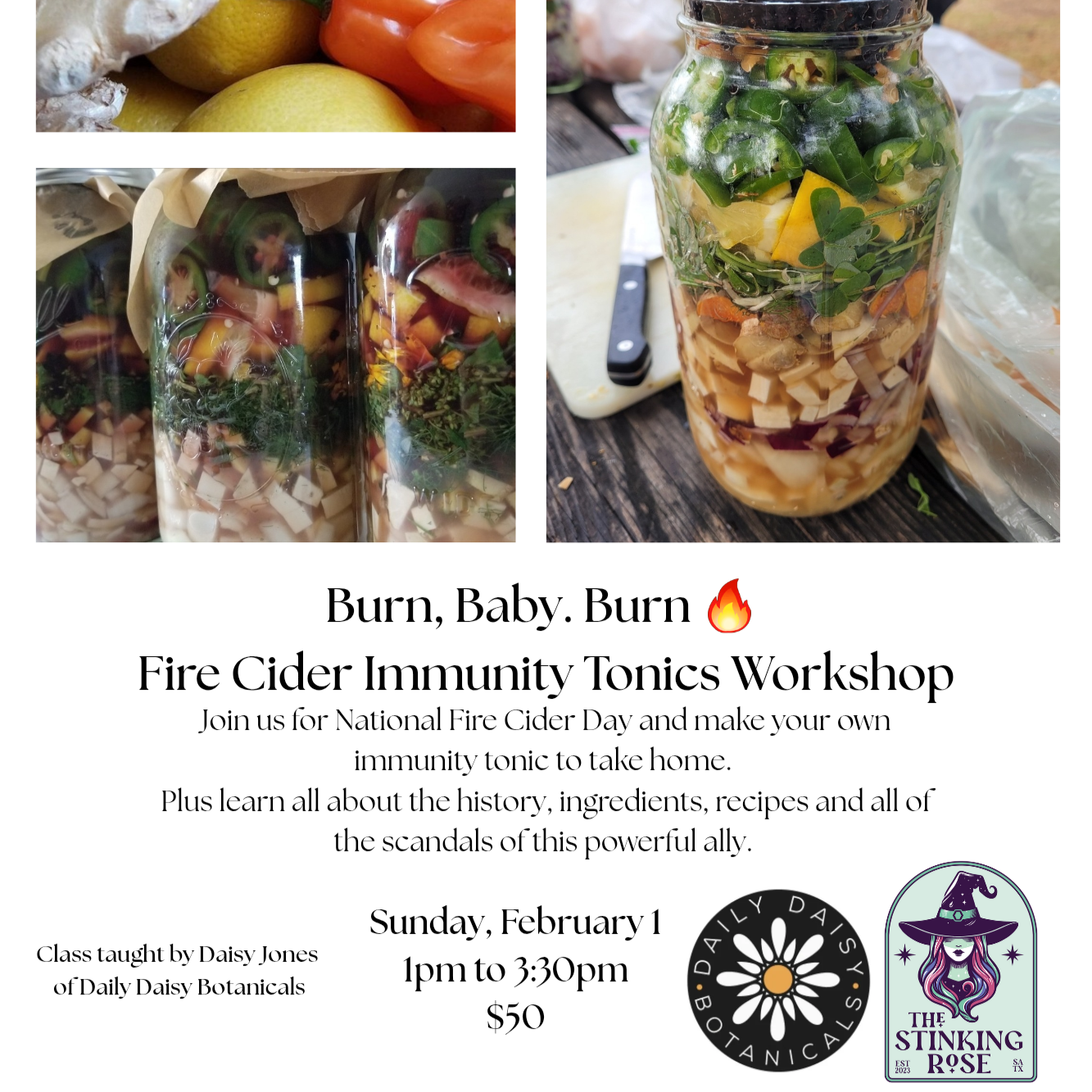 Fire Cider Making Workshop