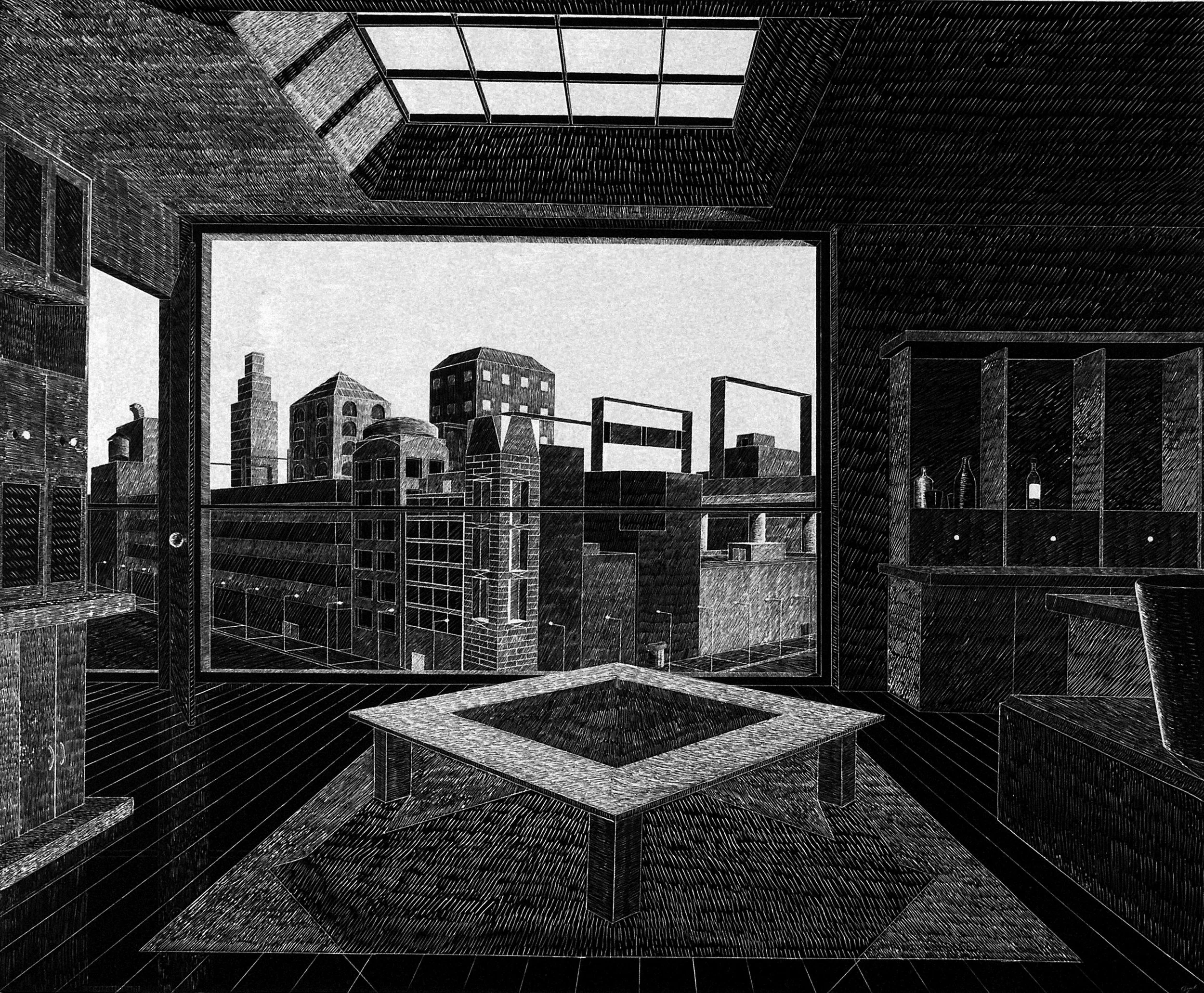 Untitled. Scraperboard, 2007.