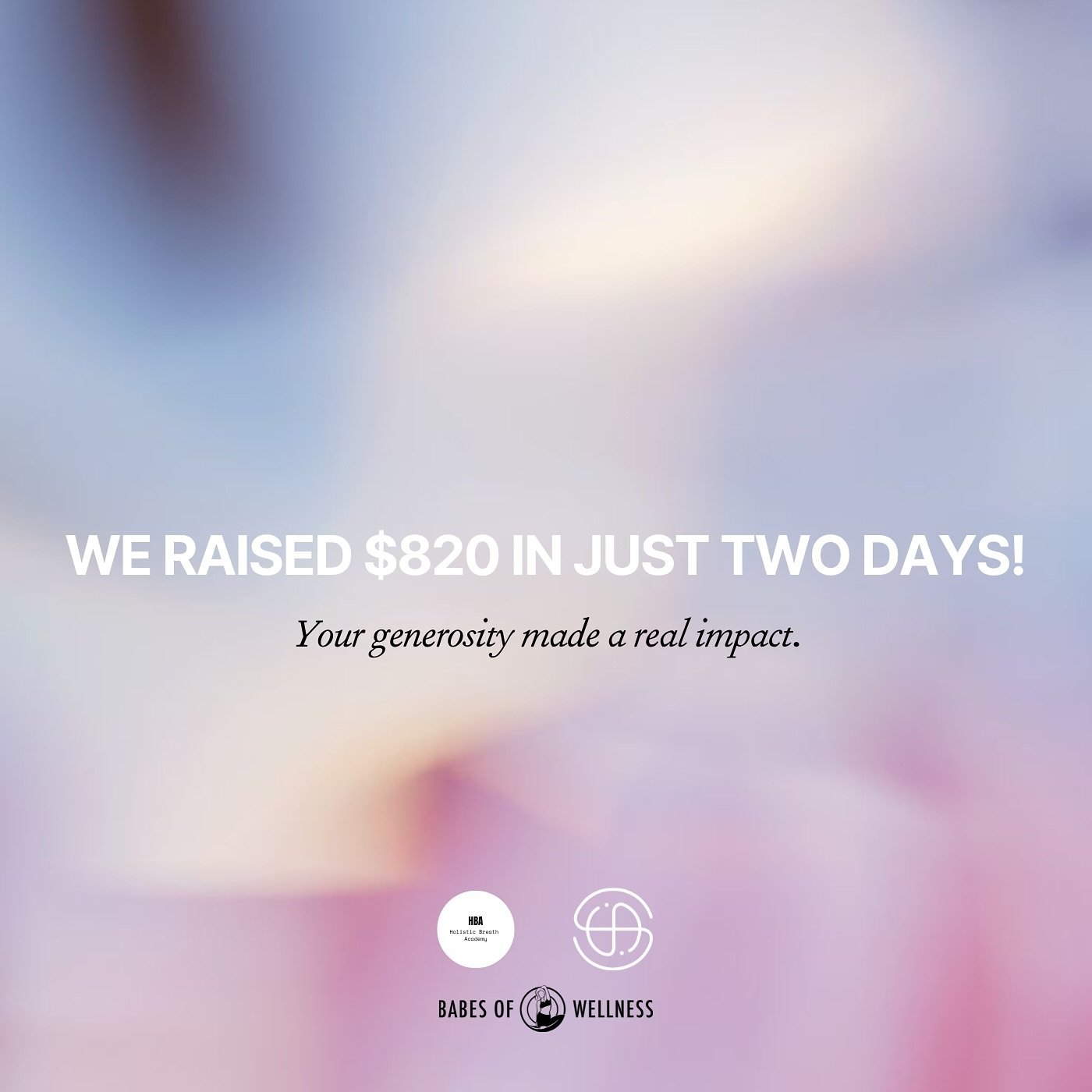 In just two days, our community came together to raise $820 to support those impacted by the wildfires. Your generosity made it possible to provide protection and relief where it was needed most.

Your Impact:
	&bull;	Free N95 Masks Distributed: Supp
