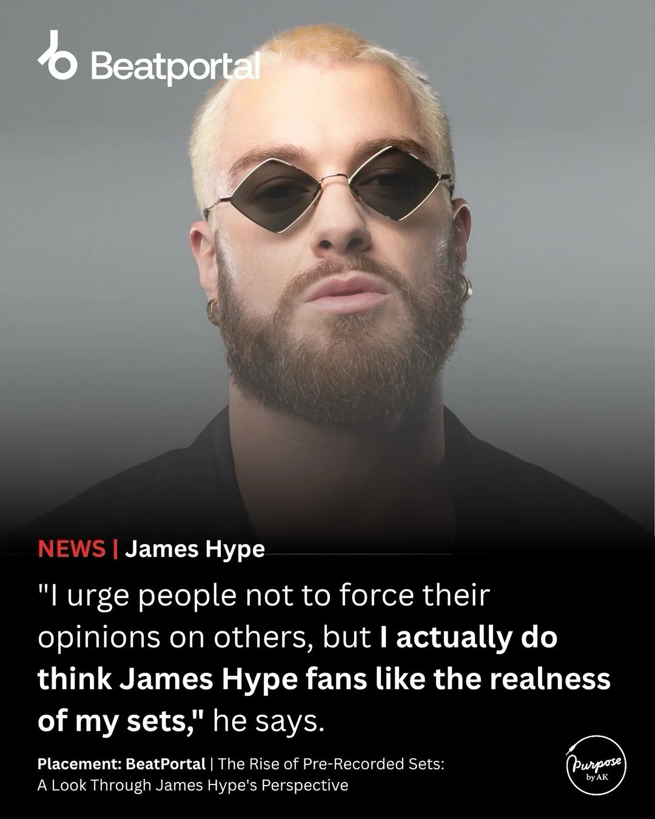 In an exclusive feature with @beatport, @jameshype opens up about the growing trend of pre-recorded sets, the pressure of social media, and why true DJing is all about live energy, raw talent, and in-the-moment magic.

#realdjing #jameshype #musicind