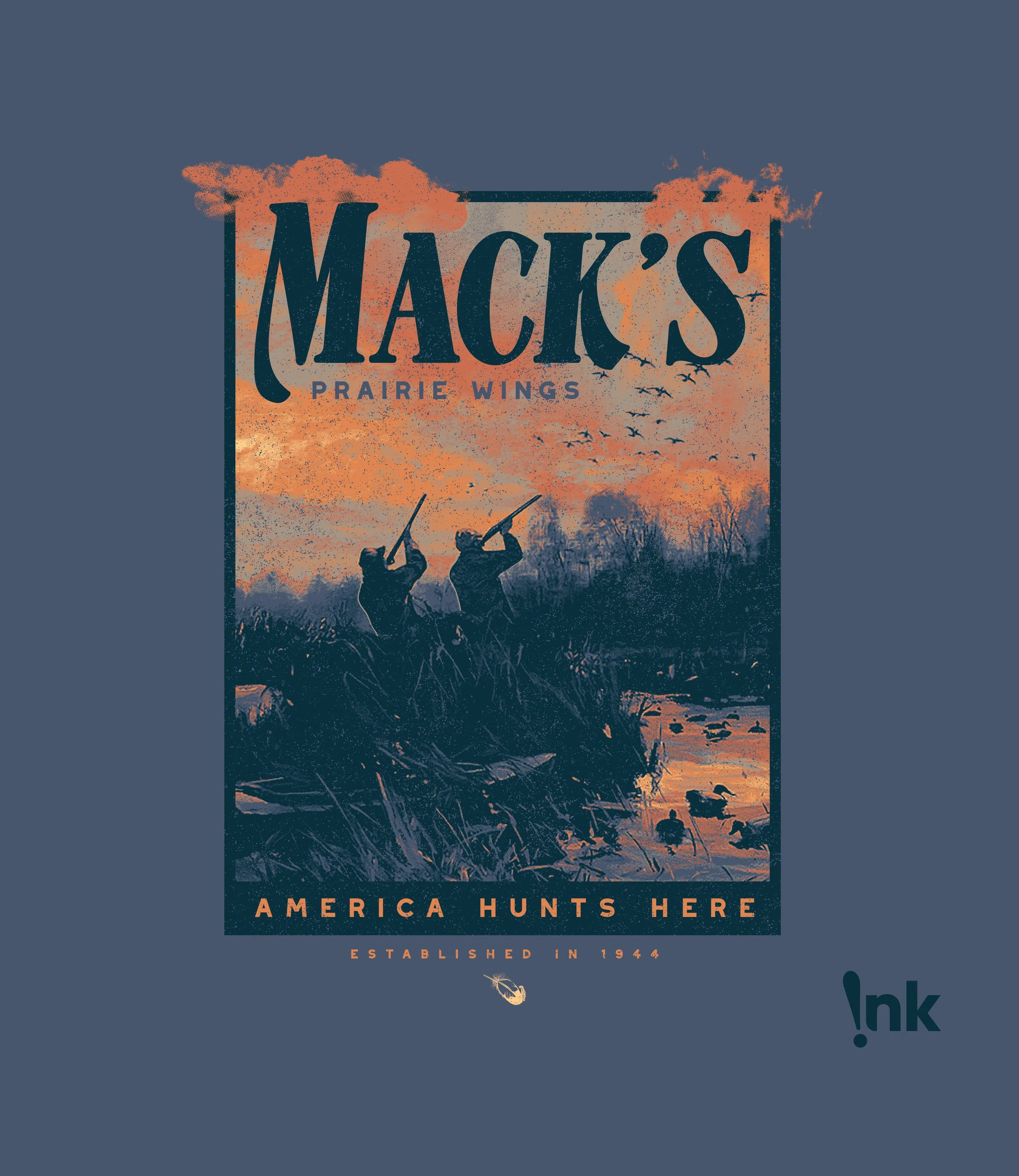 Mack's Prairie Wings - Sunset Scene