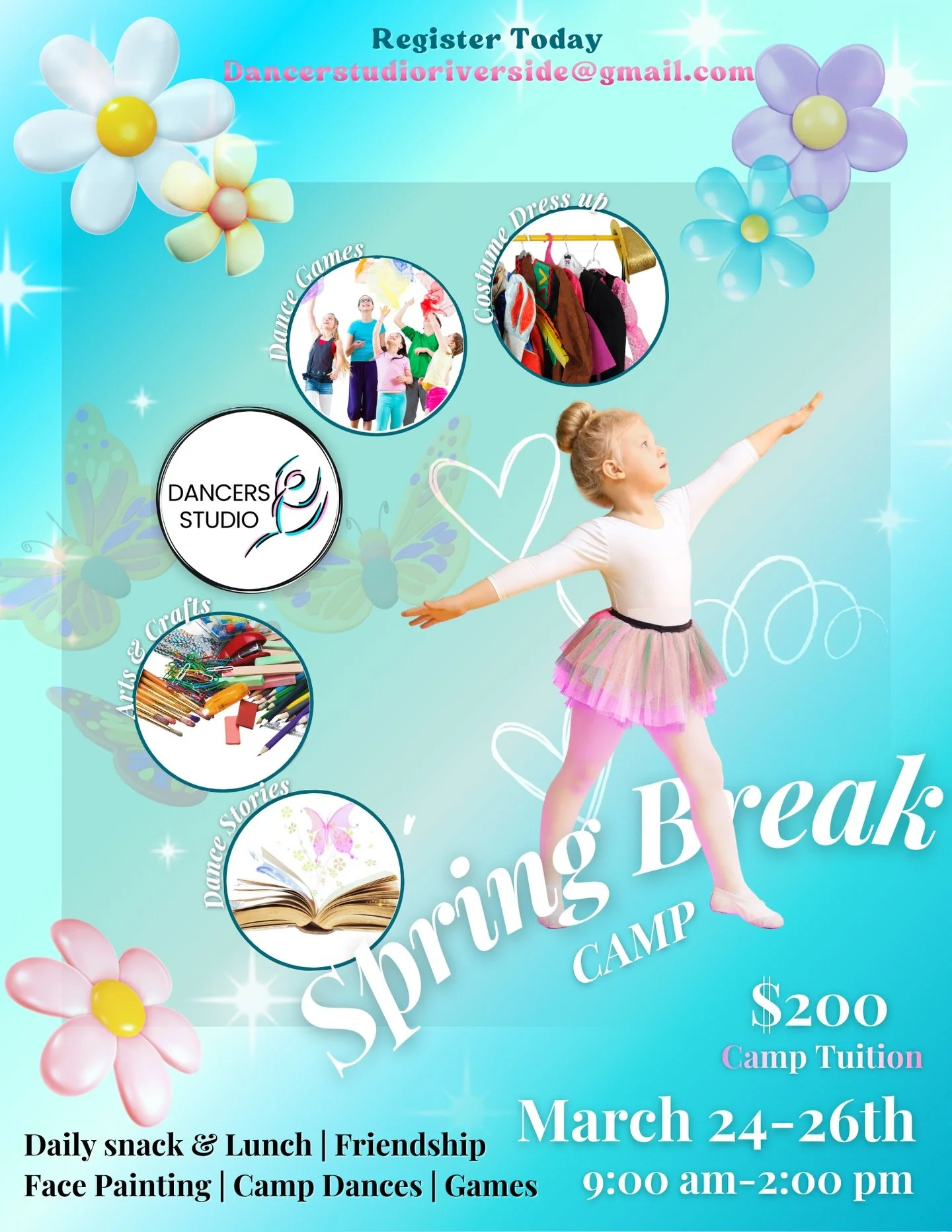 No school? Come dance with us at our 3 day camp
Our Spring Break Dance Camp is the perfect way to stay active and have fun!🌸🌷

Tuesday&ndash;Thursday | 9:00&ndash;2:00 PM
Spots still available, register today! 🩵✨