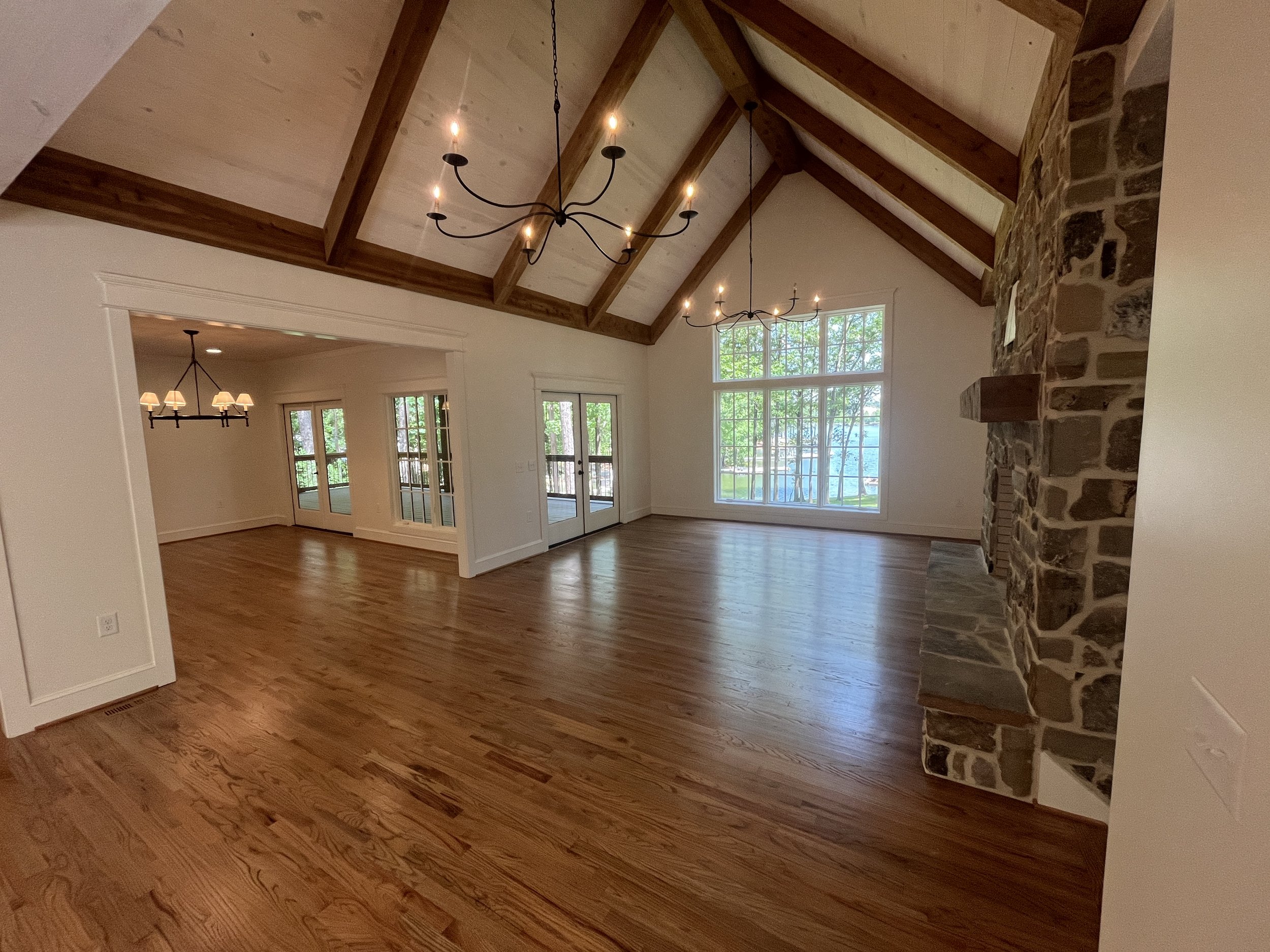 AFTER: Living Room and Dining Room