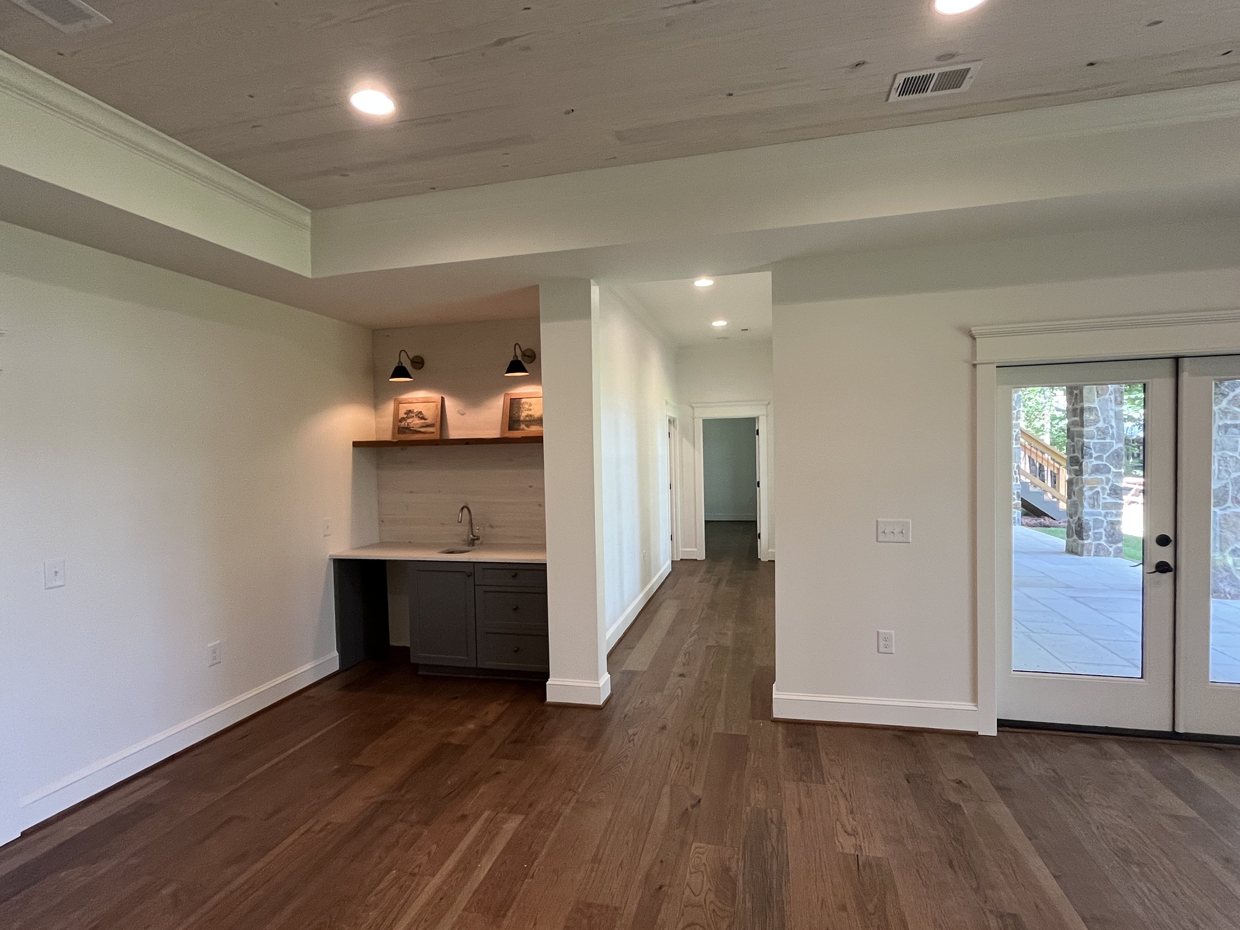 After: Basement Living Room