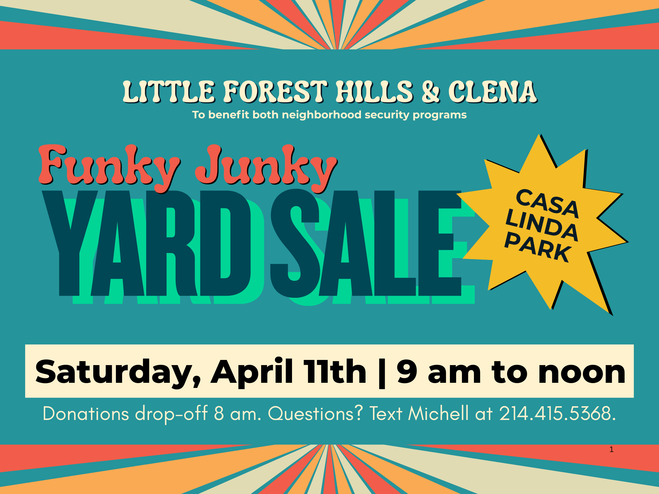 Funky Junky Yard Sale