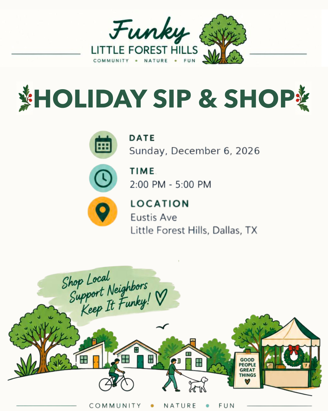 Holiday Sip & Shop