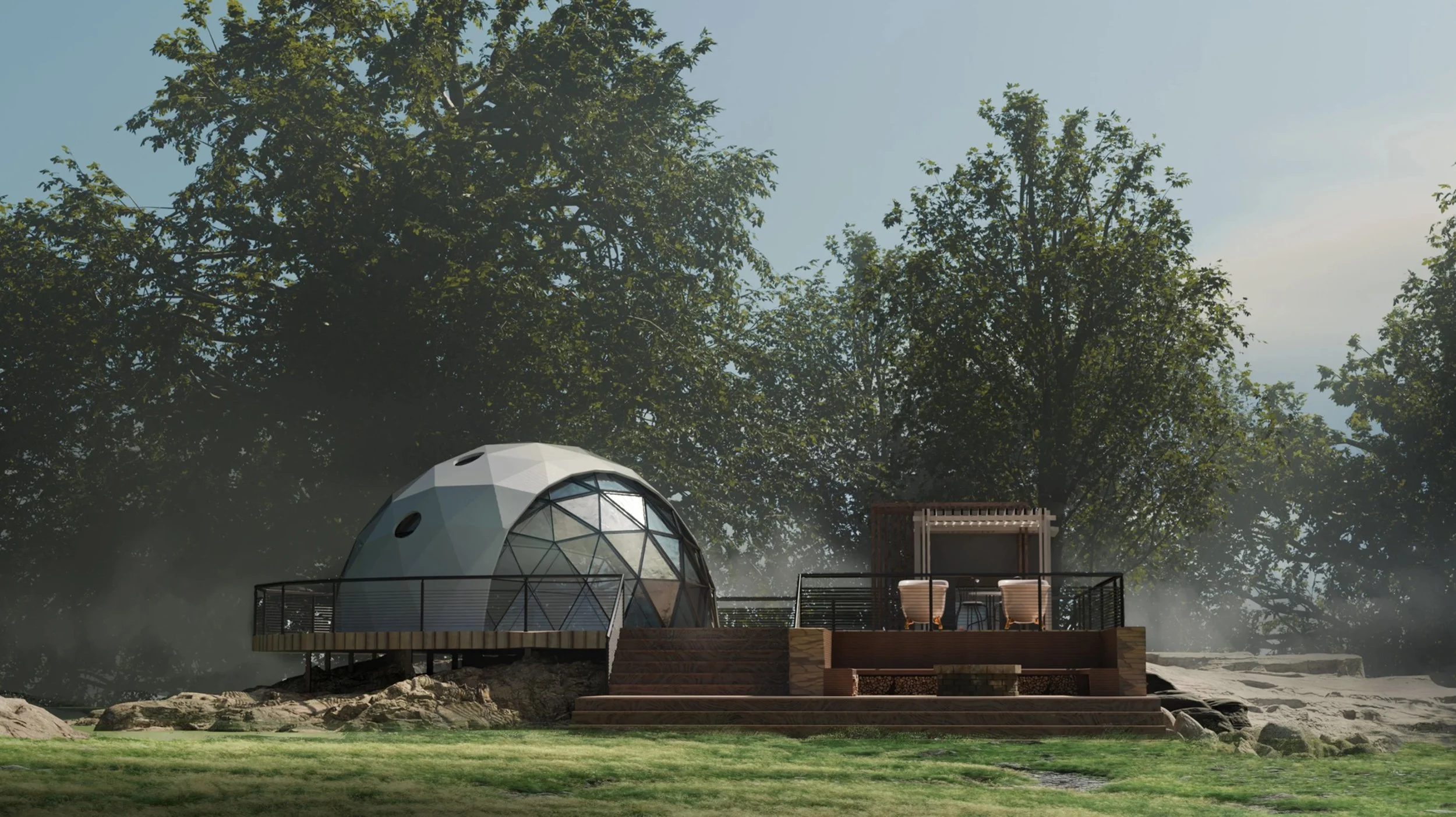 Star Farm Dome Exterior