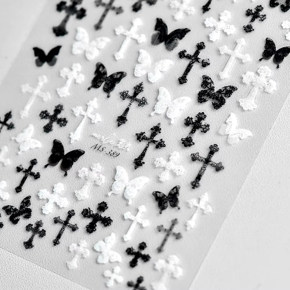 Lace Butterfly Sticker