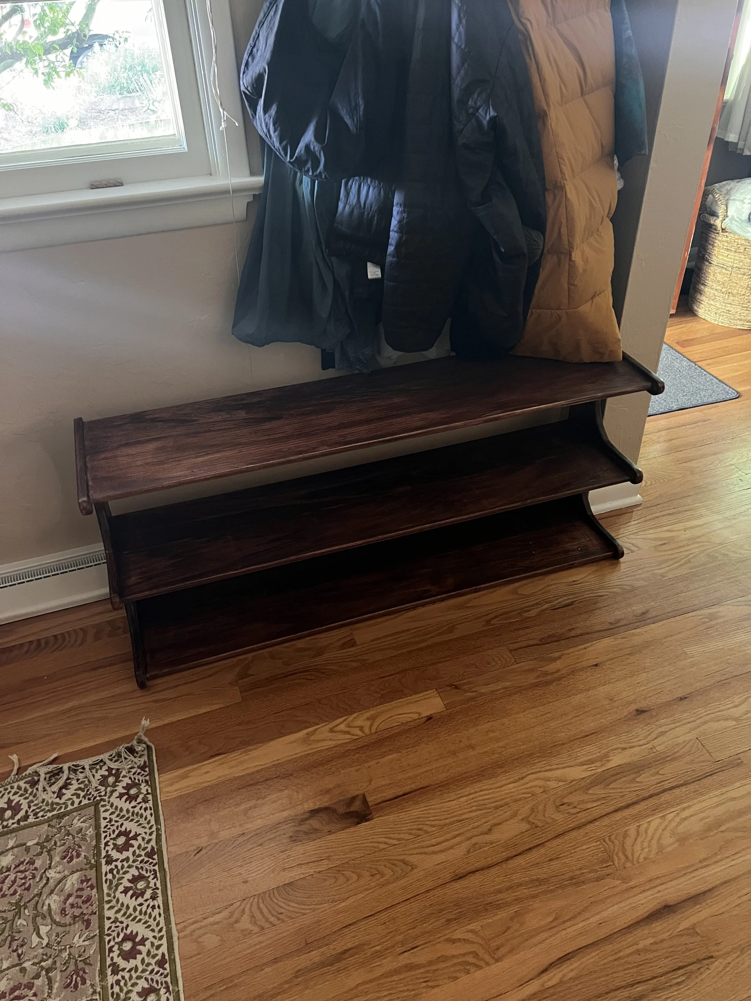 Mid Century Modern Shoe Rack