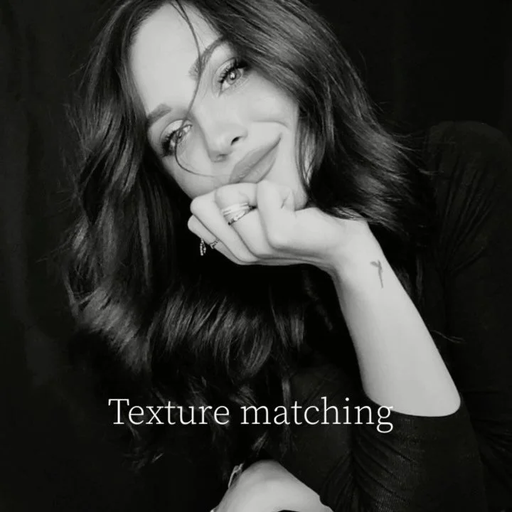 Matching extended hair texture to your natural hair is essential for a natural- looking result and comfortable wearing.

Difference in hair texture can make your extensions noticeable (different textures won&rsquo;t blend perfectly) and heavy to wear