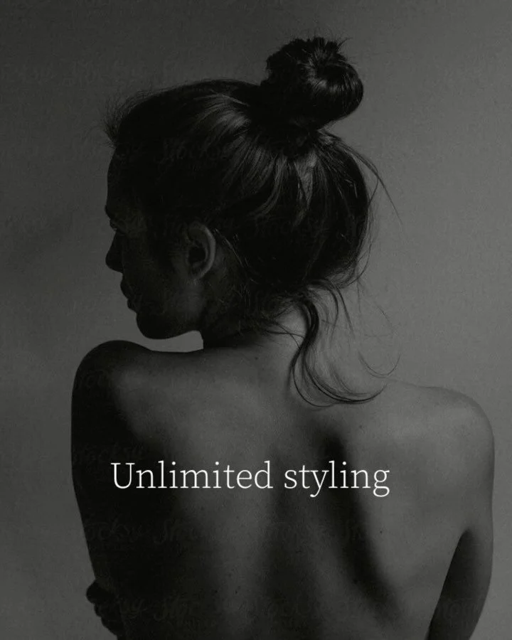 Wearing Nude customised invisible bond extensions, you&rsquo;re unlimited in styling.

They are quite versatile and generally easy to style and maintain, allowing you to enjoy a variety of hairstyles. The size of a bond is literally smaller than a ri