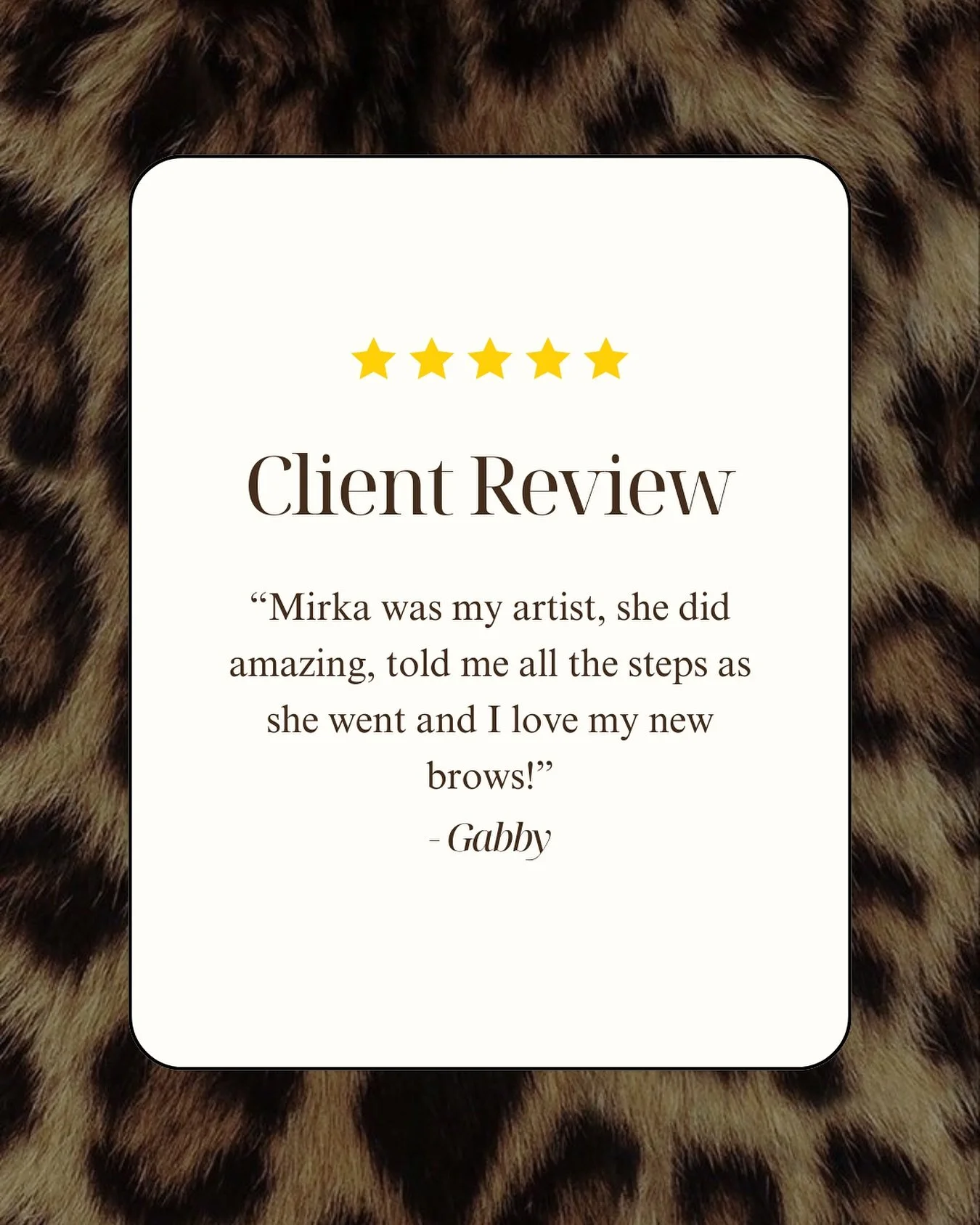 Another 5 star review left by the sweetest client! 🤩💫💖
-
The love and support I&rsquo;ve been receiving lately has been absolutely incredible and so surreal to me. I didn&rsquo;t know I&rsquo;d have so many wonderful, beautiful people supporting m