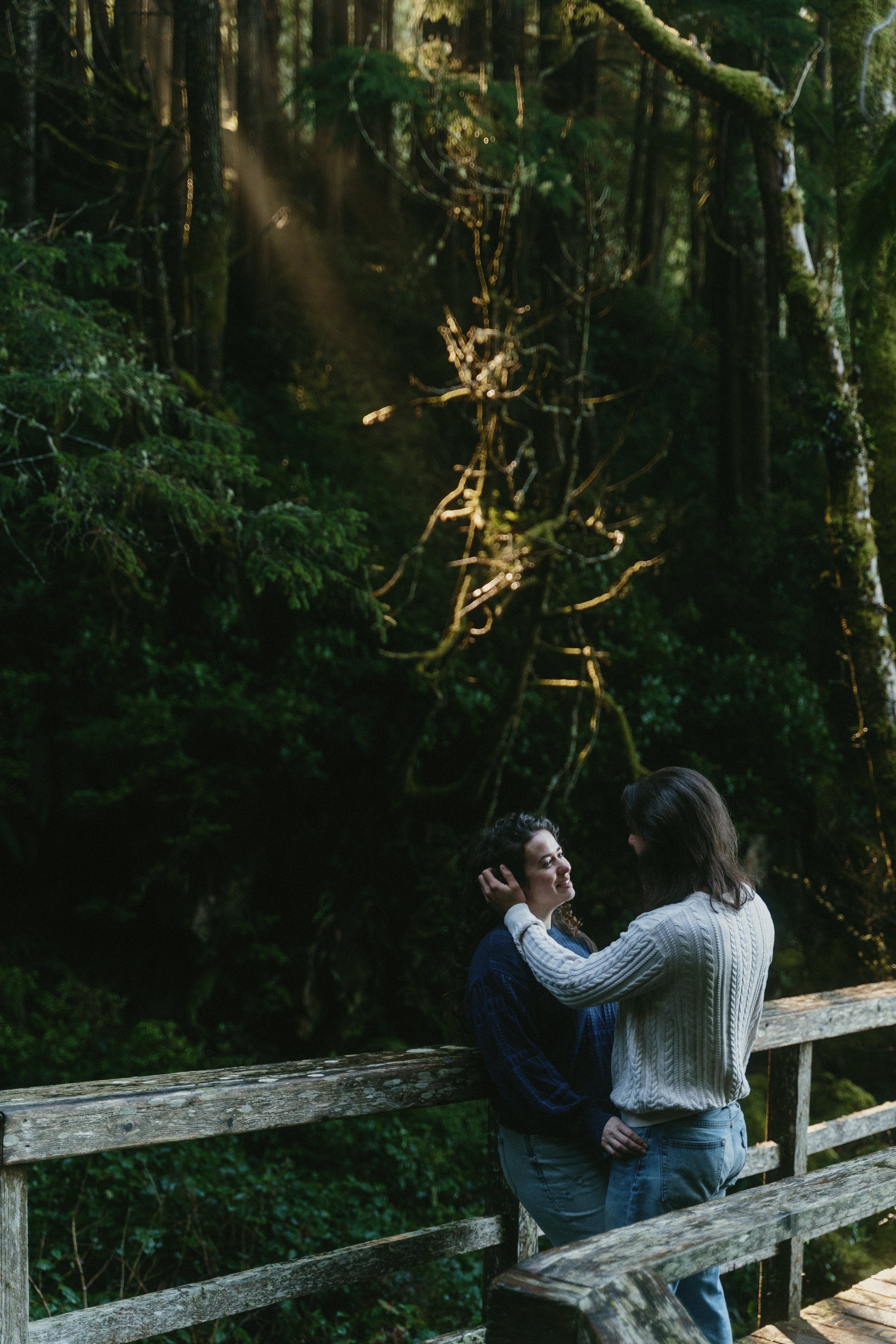 Couples session at Tonquin Beach, Tofino British Columbia