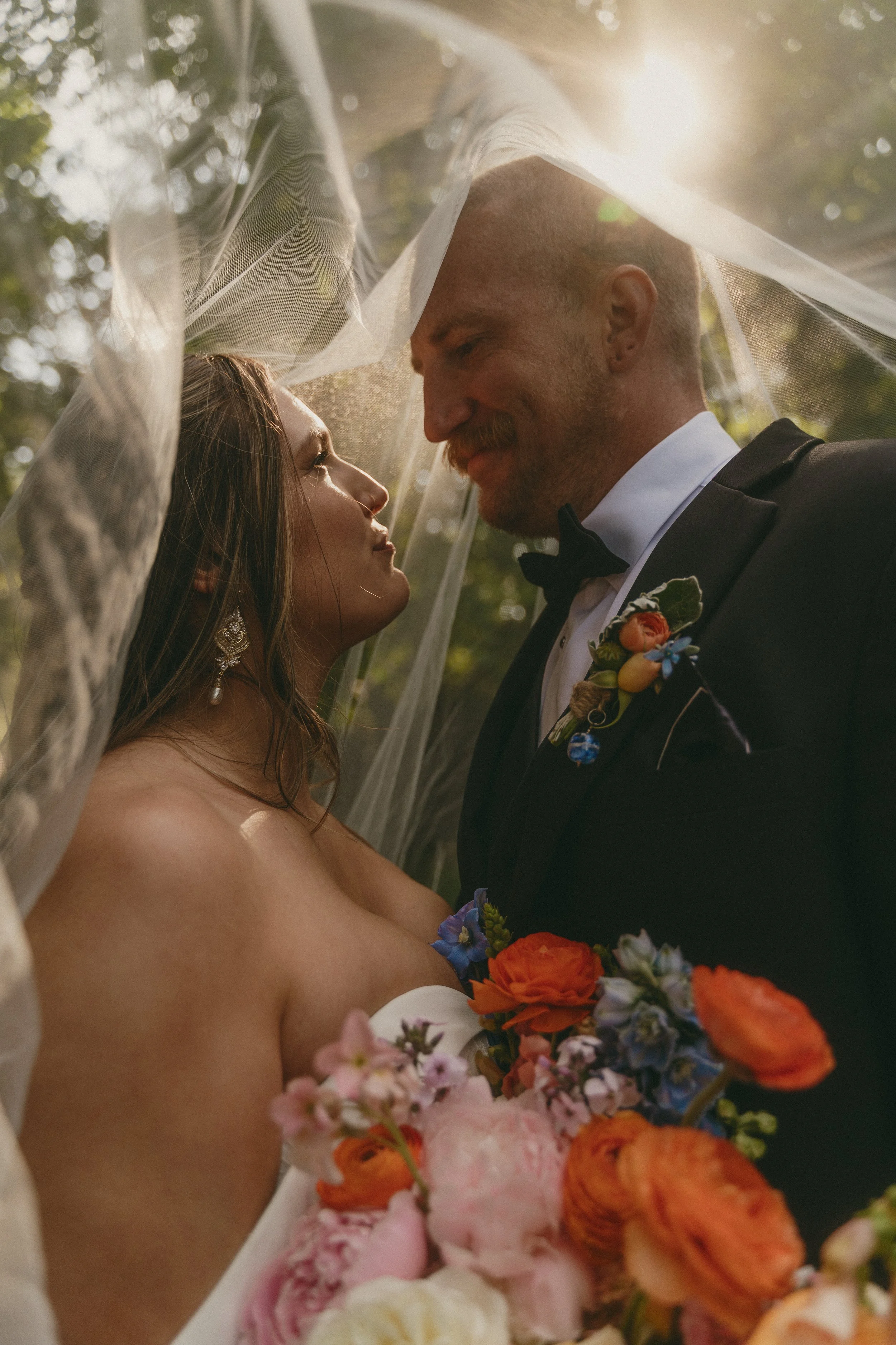 golden hour sunset wedding on Vancouver Island