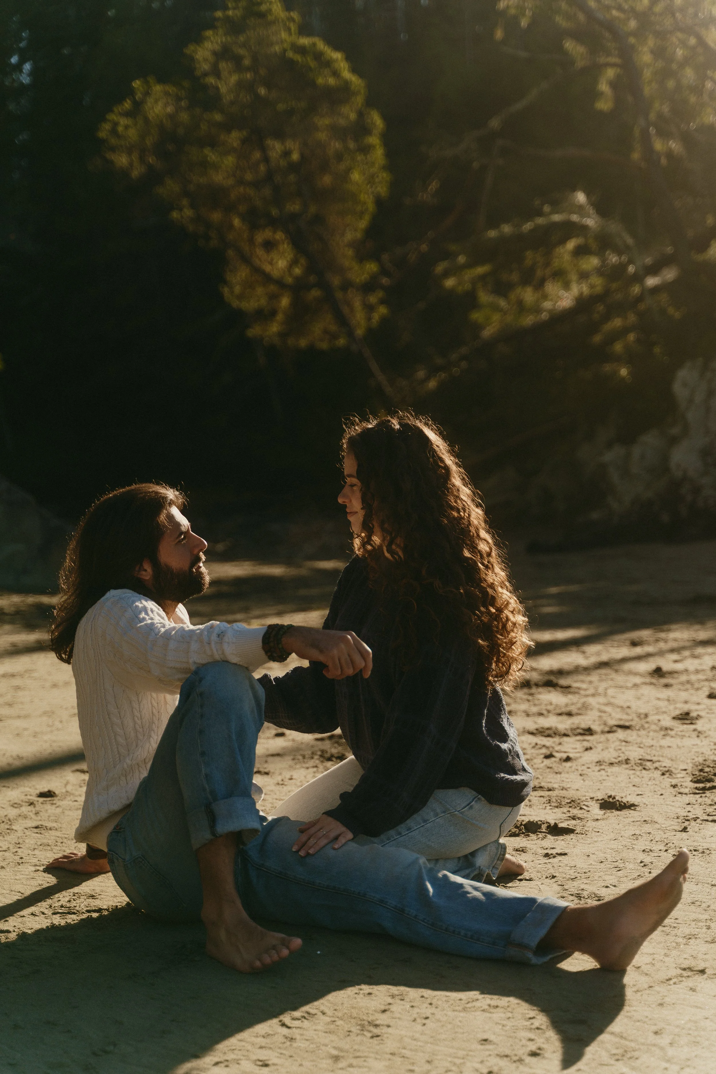 Couples session at Tonquin Beach, Tofino British Columbia