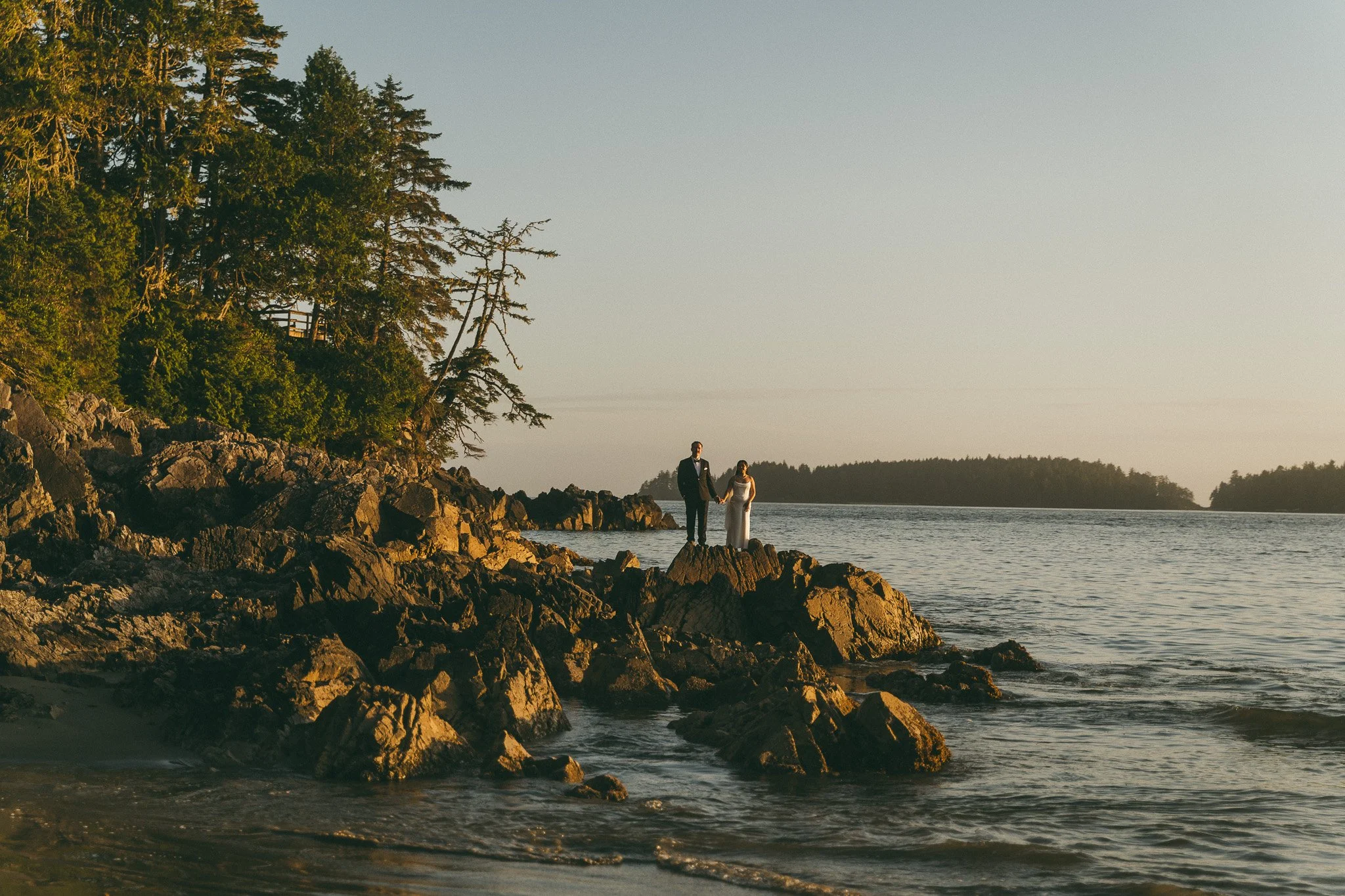 adventurous couple elopement in Tofino BC Vancouver Island