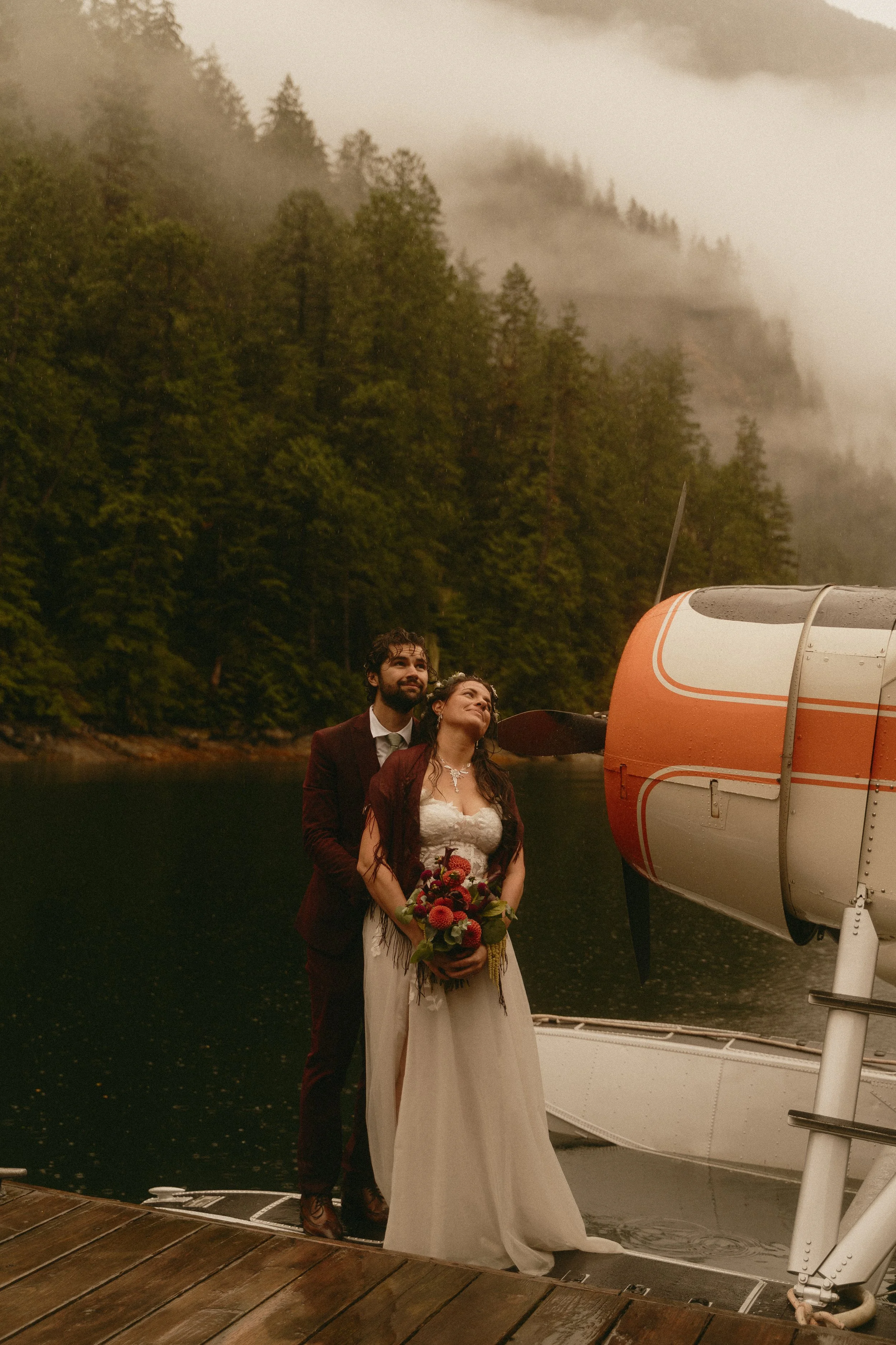 Seaplane Elopement at Chatterbox Falls