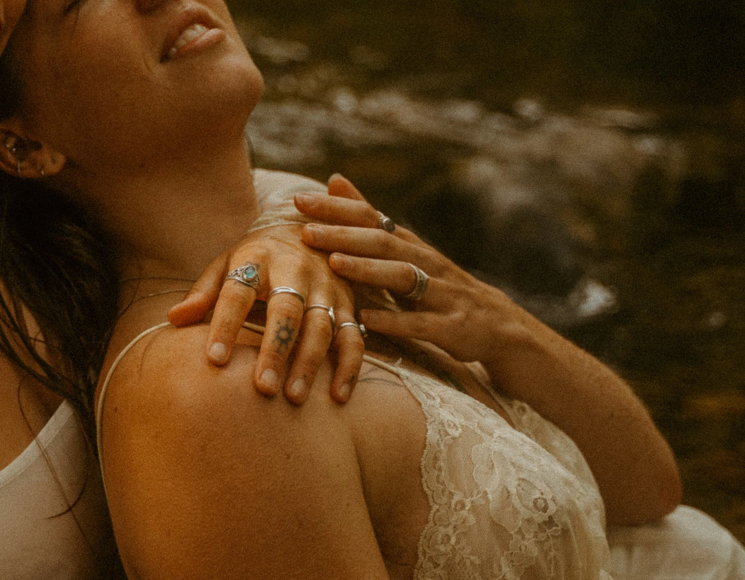 Queer couples session in the water in Vancouver BC