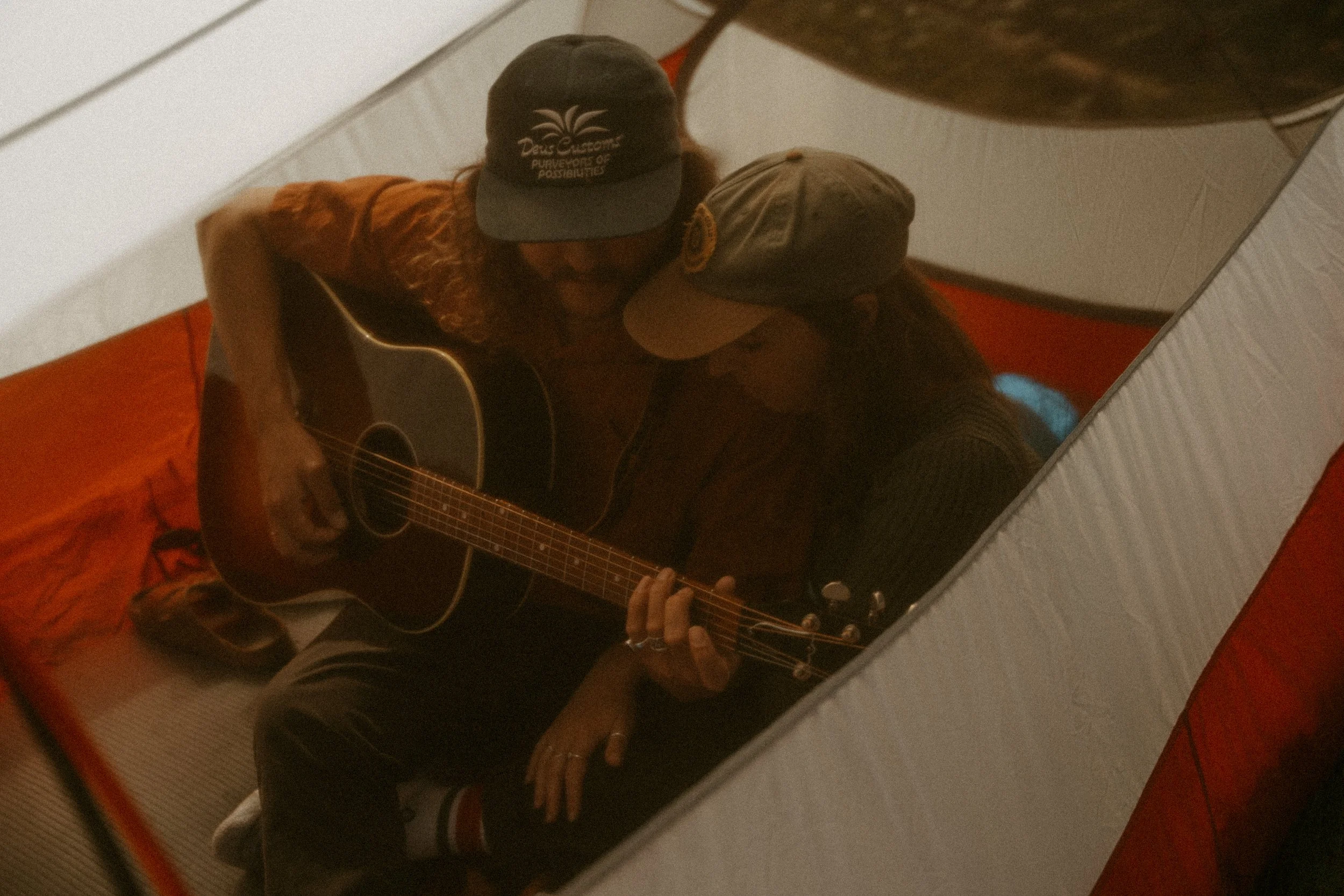 Couples camping photo session in Sechelt, BC